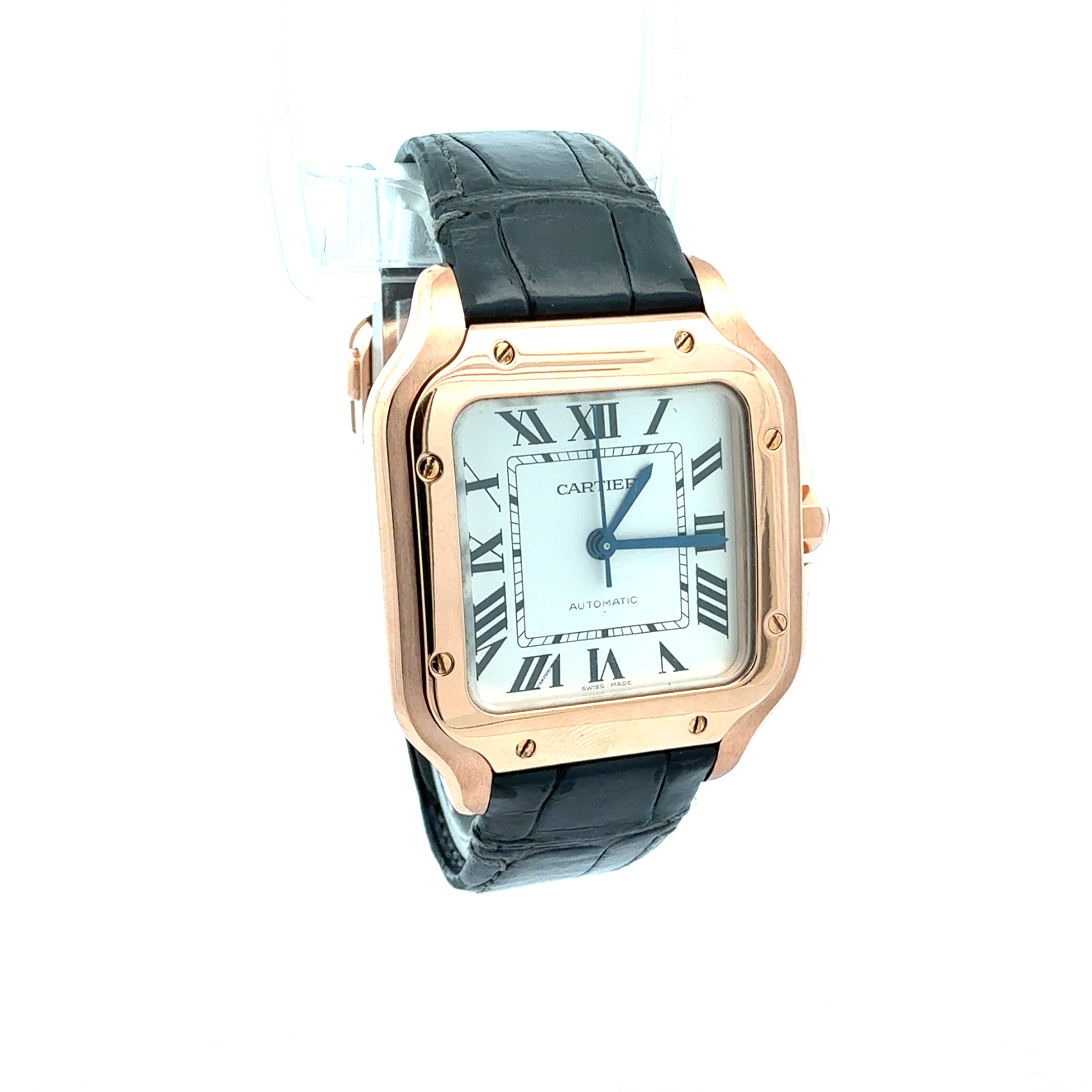 Cartier 18ct Rose Gold Santos De Cartier reference WGSA0028