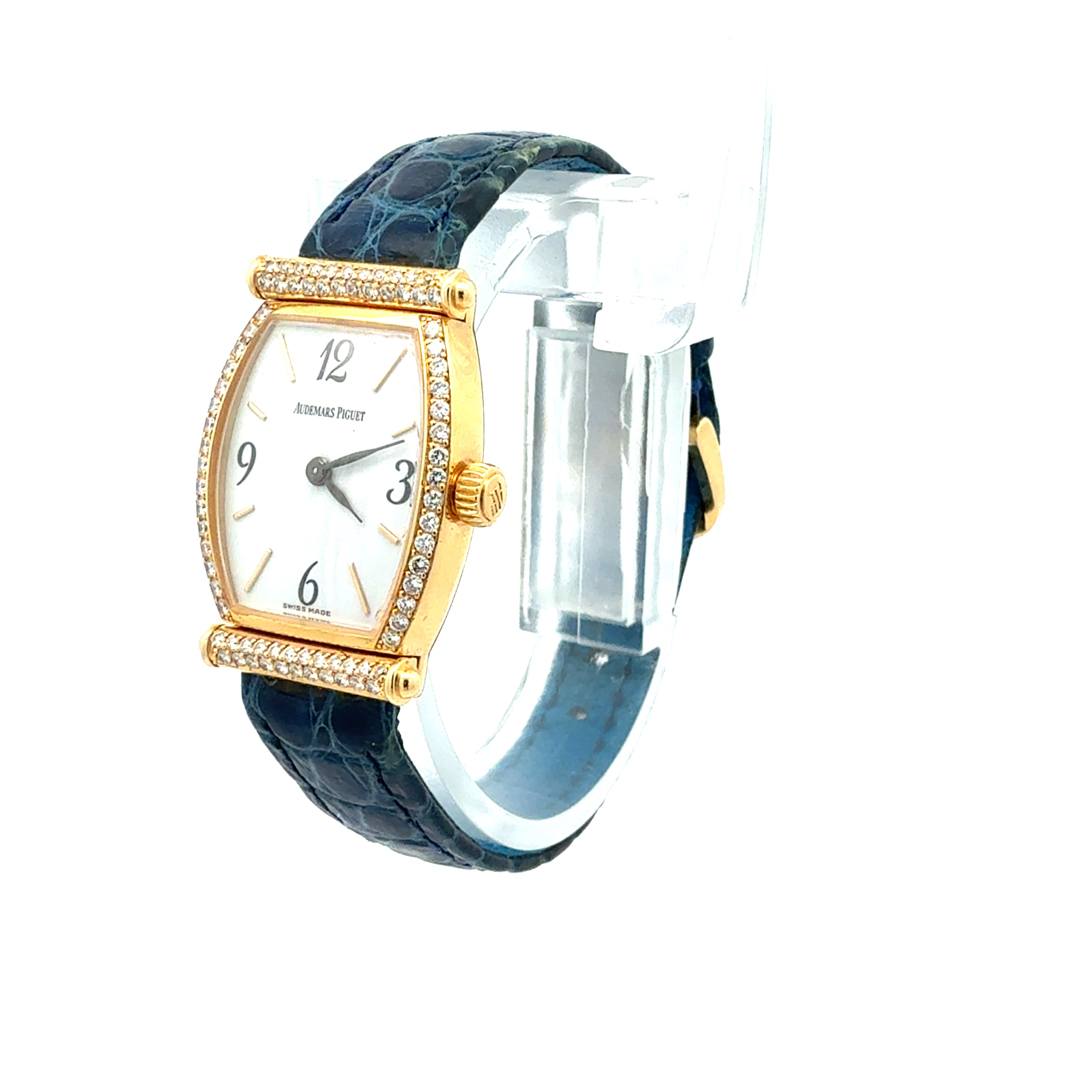 Audemars Piguet Carnegie Tonneau Ref.67003BA Factory Diamonds