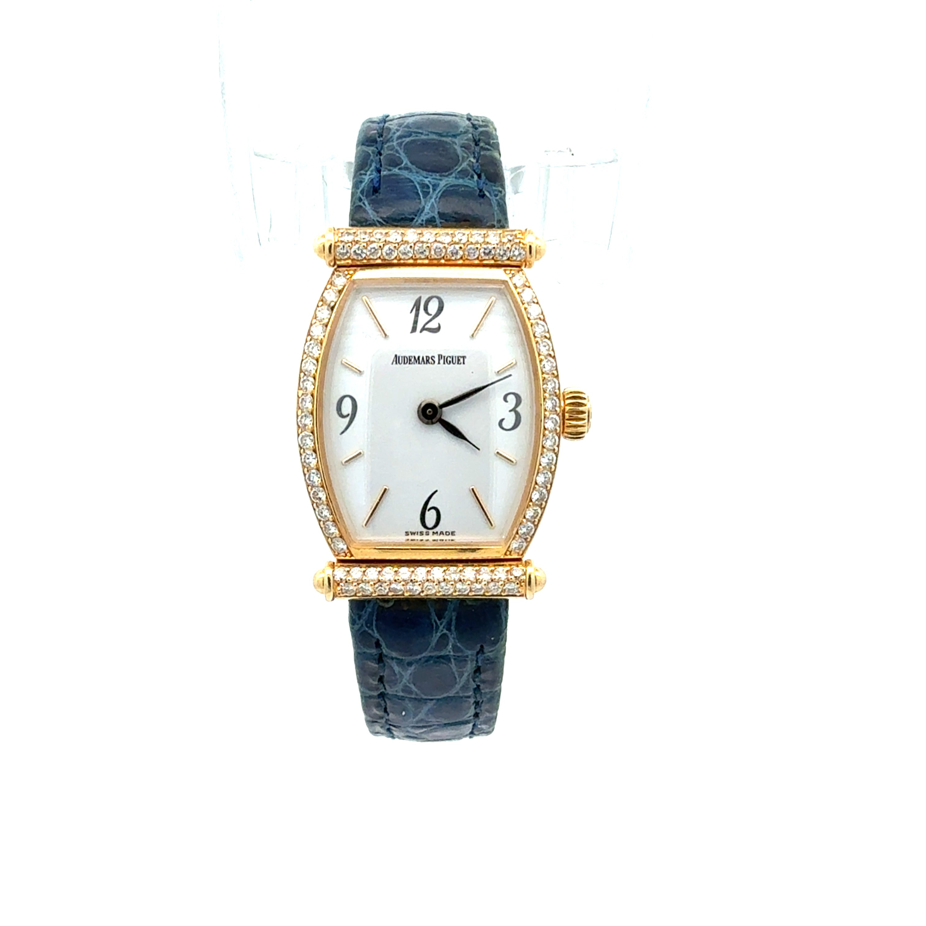 Audemars Piguet Carnegie Tonneau Ref.67003BA Factory Diamonds