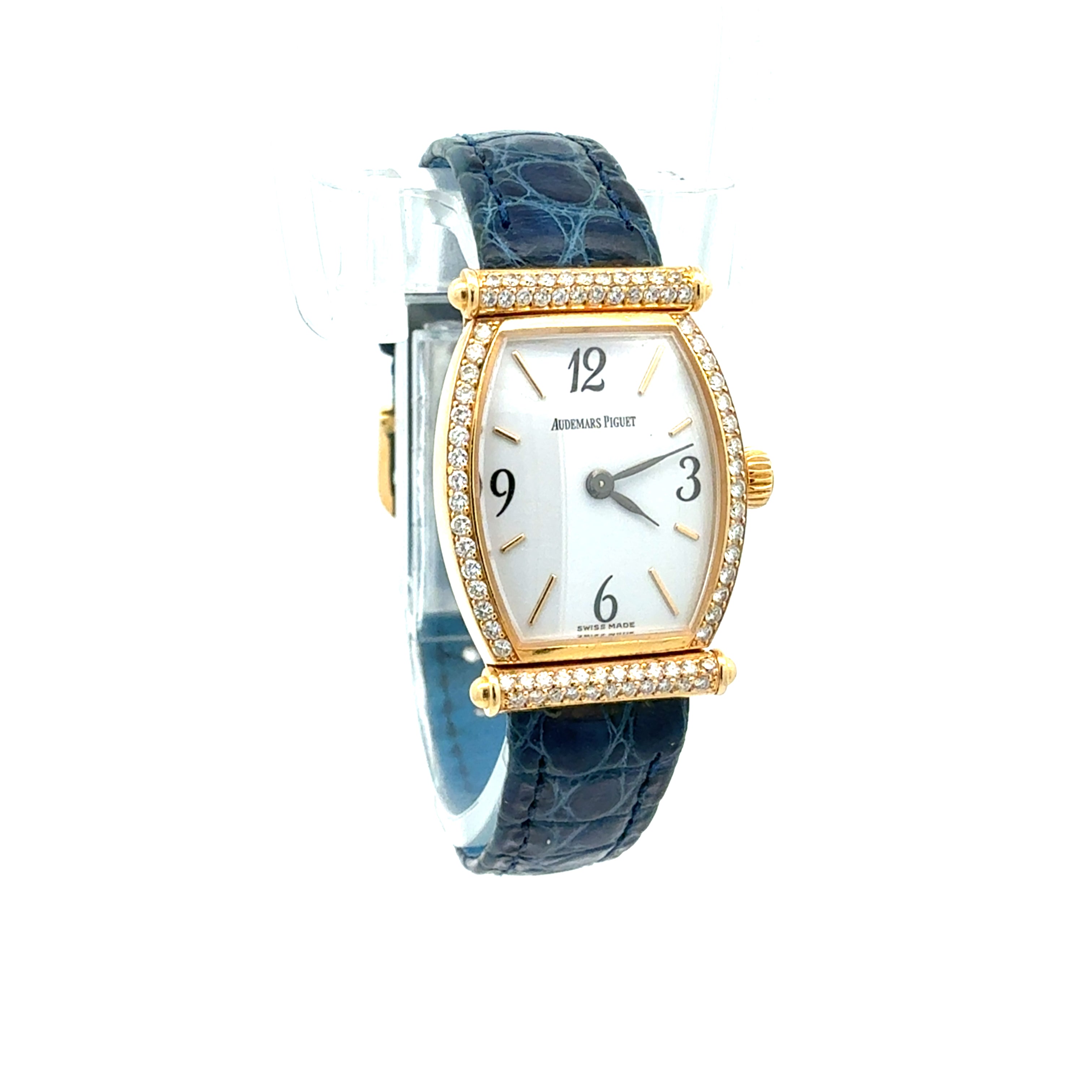 Audemars Piguet Carnegie Tonneau Ref.67003BA Factory Diamonds