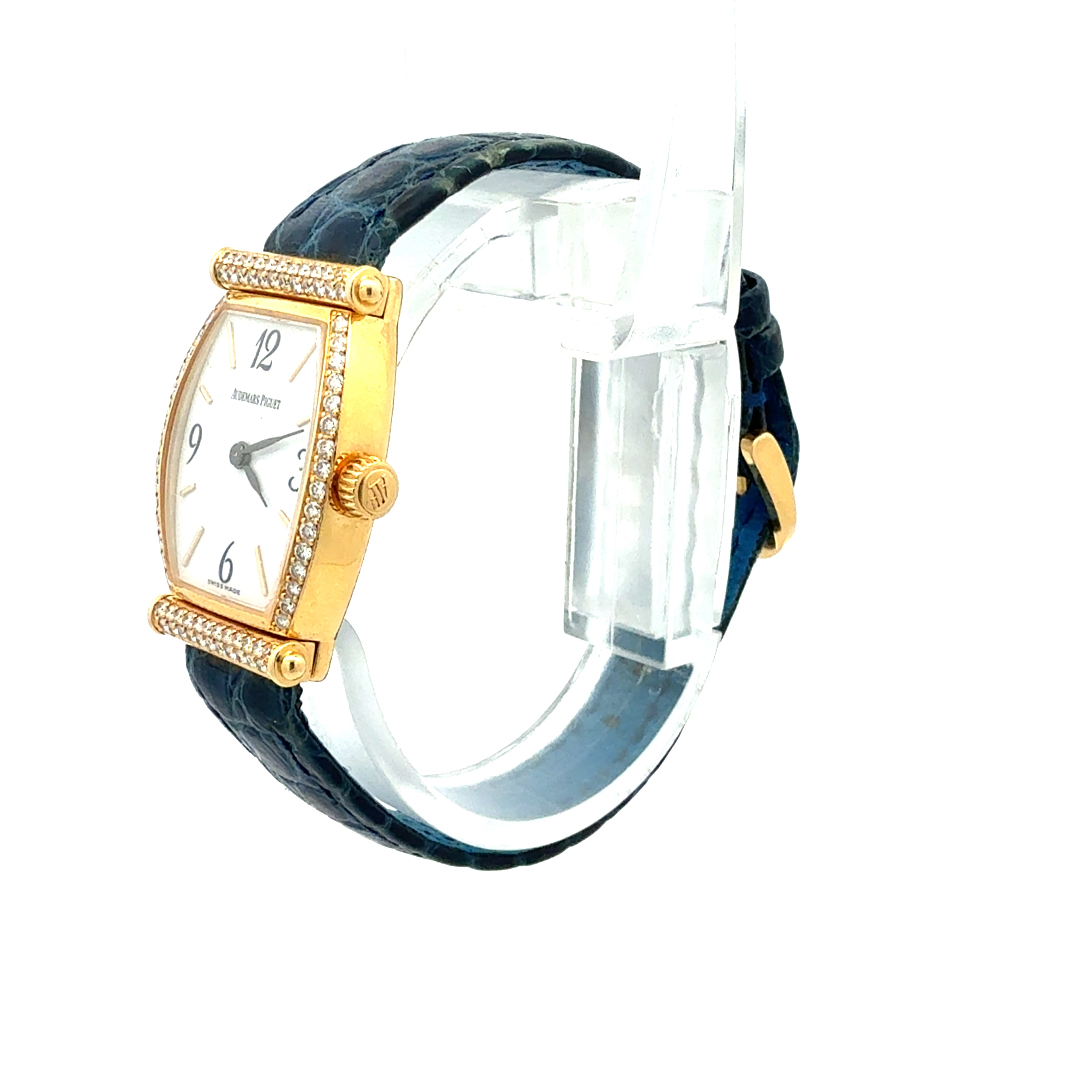 Audemars Piguet Carnegie Tonneau Ref.67003BA Factory Diamonds