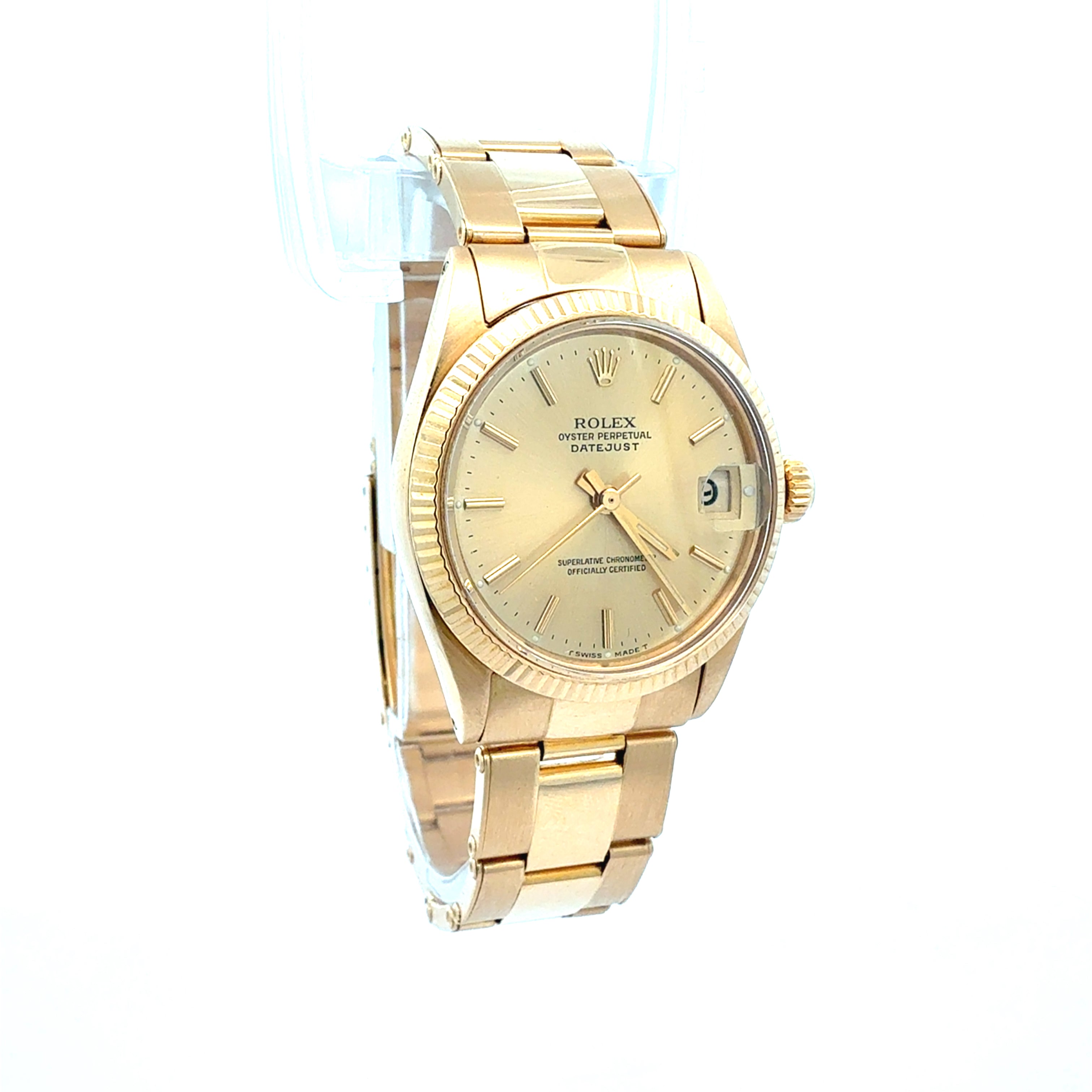 Rolex Datejust 31 reference 6827 18ct Gold