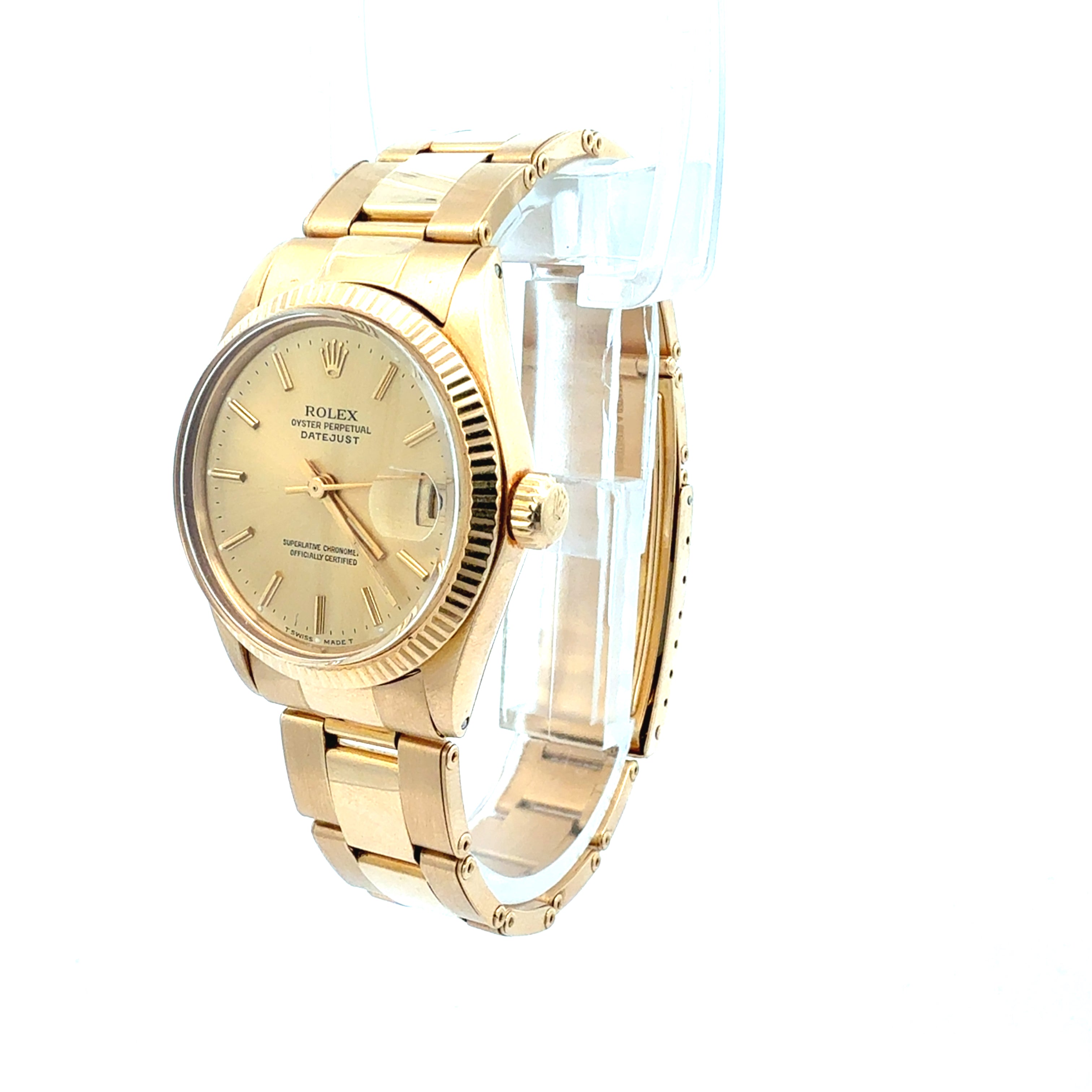 Rolex Datejust 31 reference 6827 18ct Gold