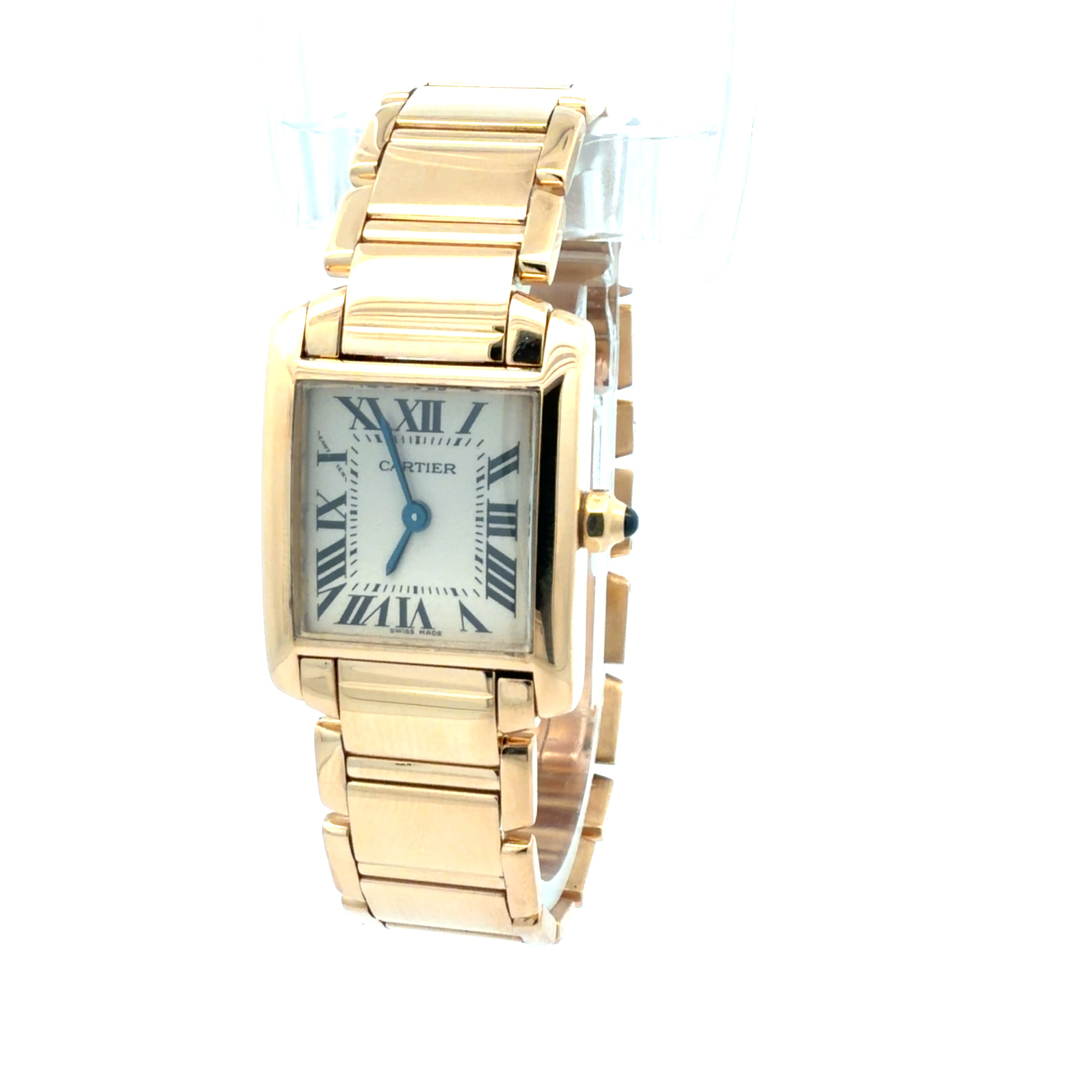 Cartier 18ct Gold Tank Francasie refernce 2385