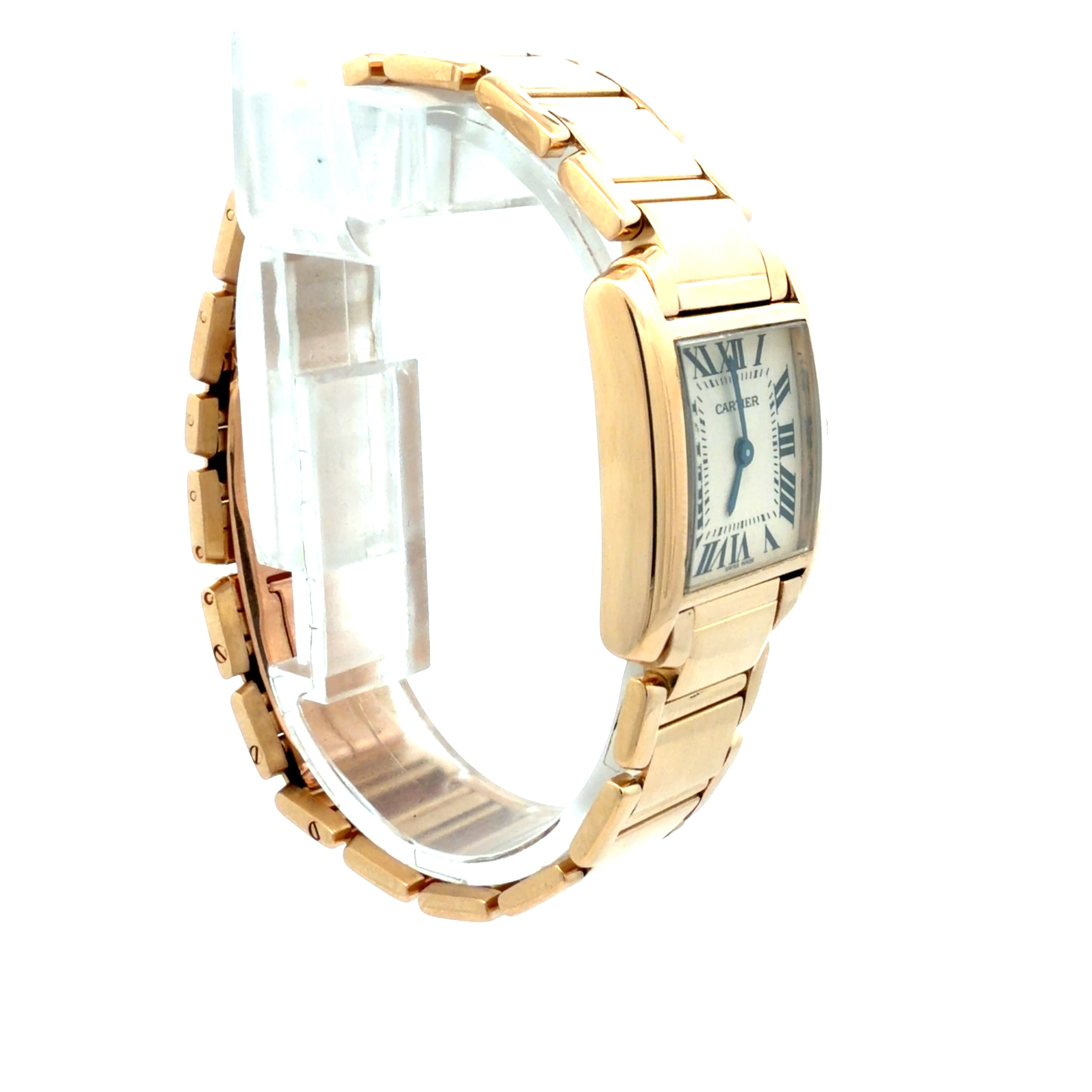 Cartier 18ct Gold Tank Francasie refernce 2385