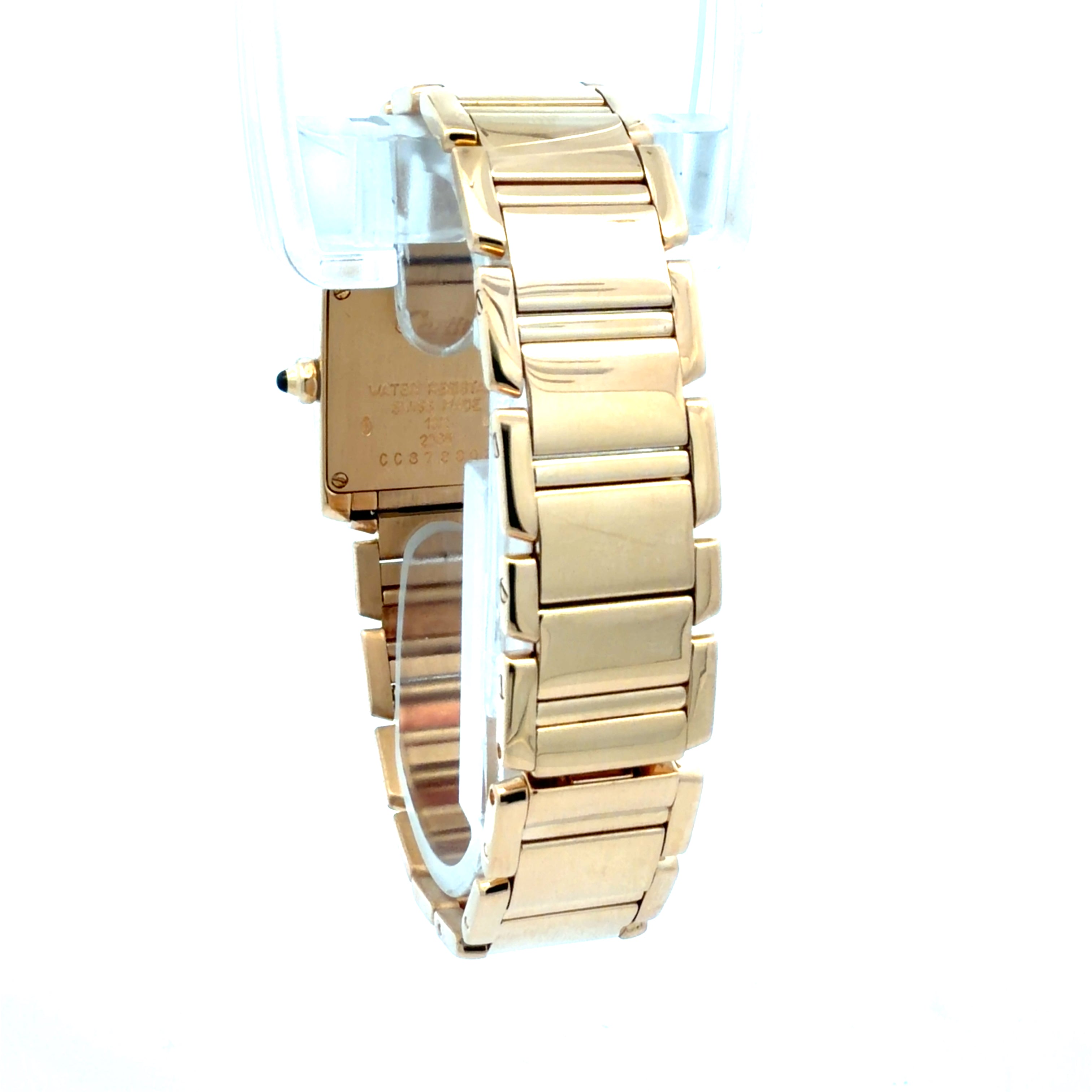 Cartier 18ct Gold Tank Francasie refernce 2385