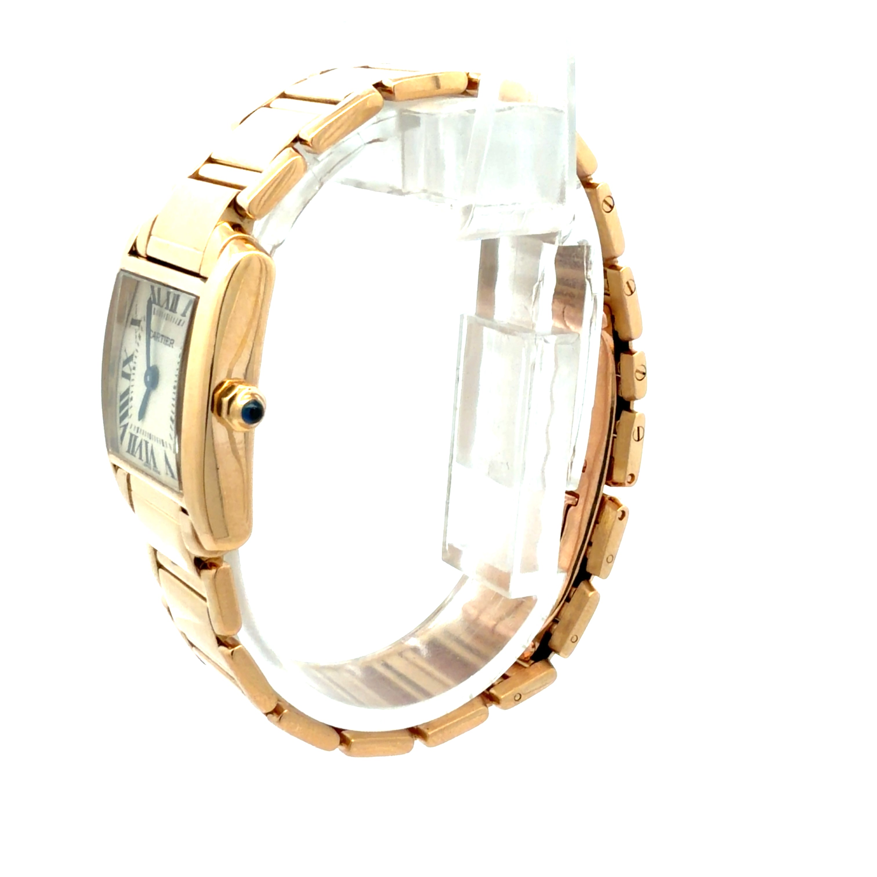 Cartier 18ct Gold Tank Francasie refernce 2385