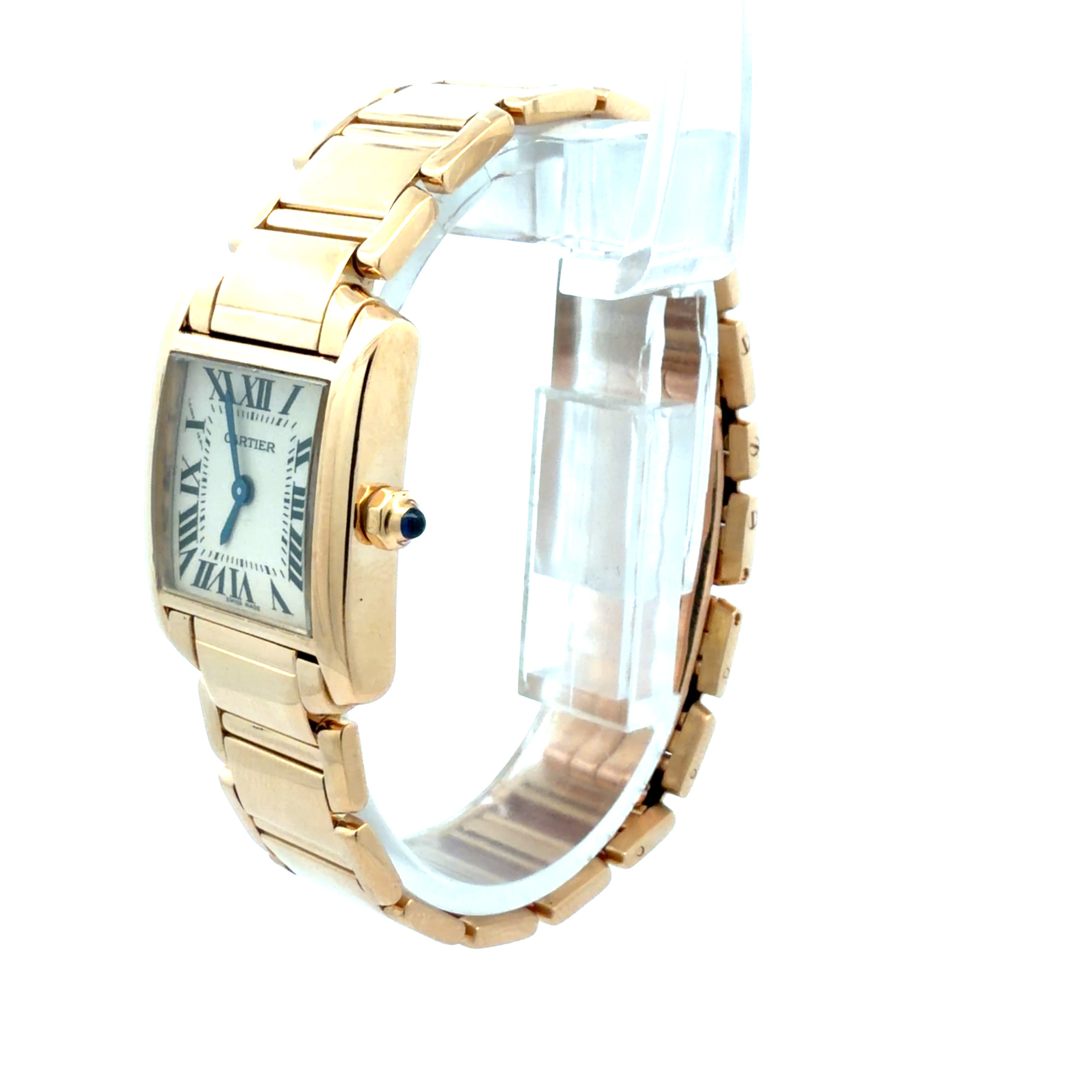 Cartier 18ct Gold Tank Francasie refernce 2385
