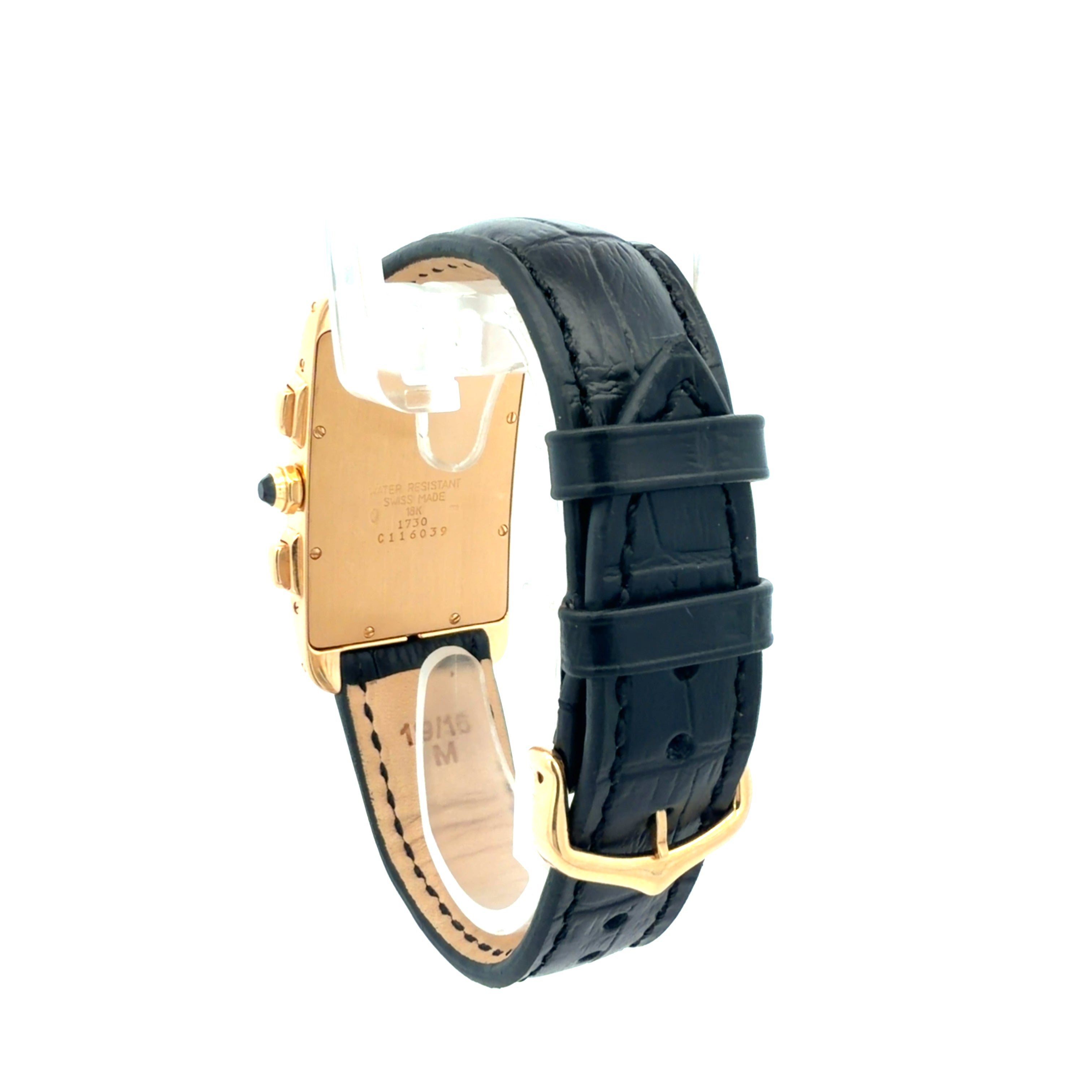 Cartier 18ct Gold Tank Amercaine reference 1730