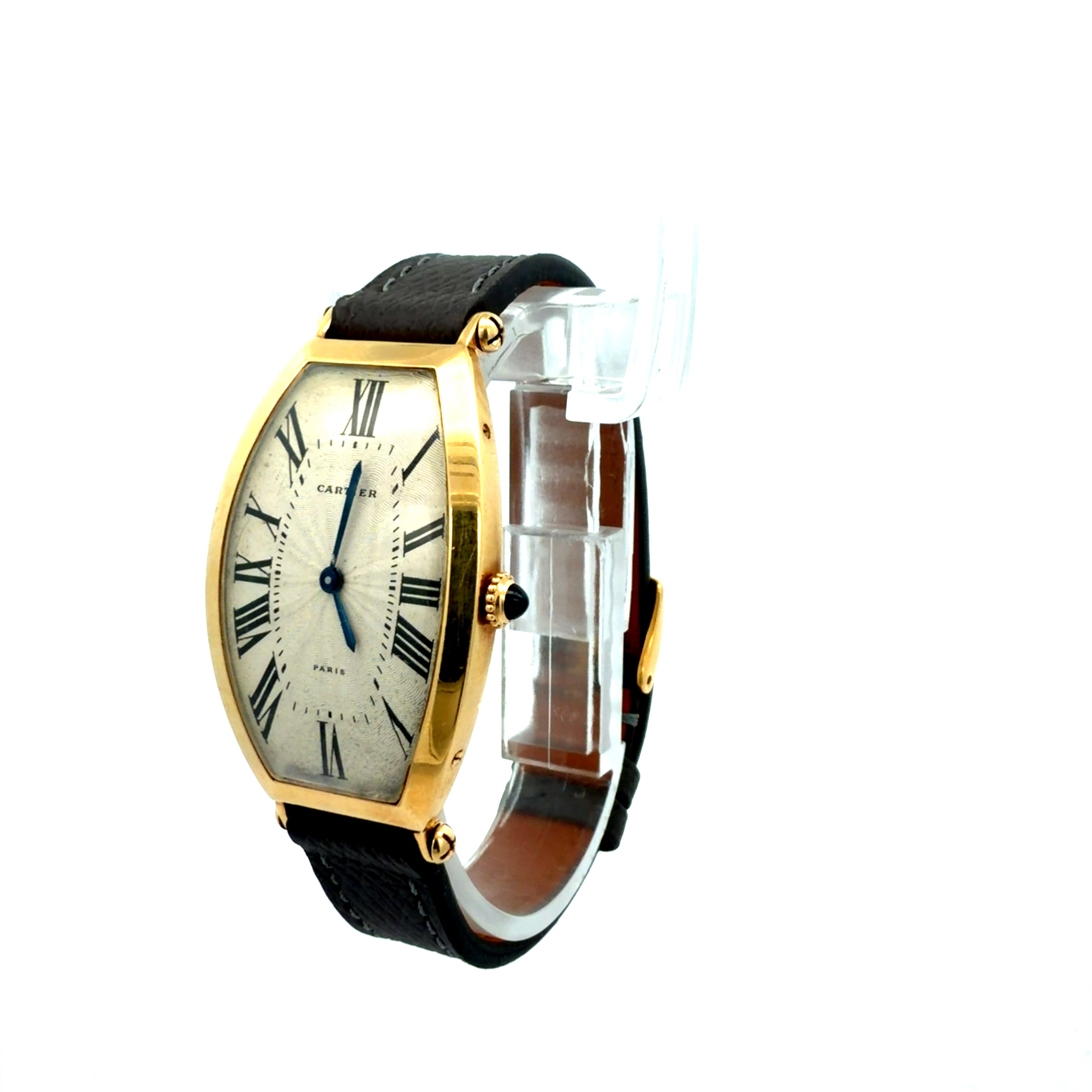 Cartier 18ct Gold Tonneau Jumbo Paris