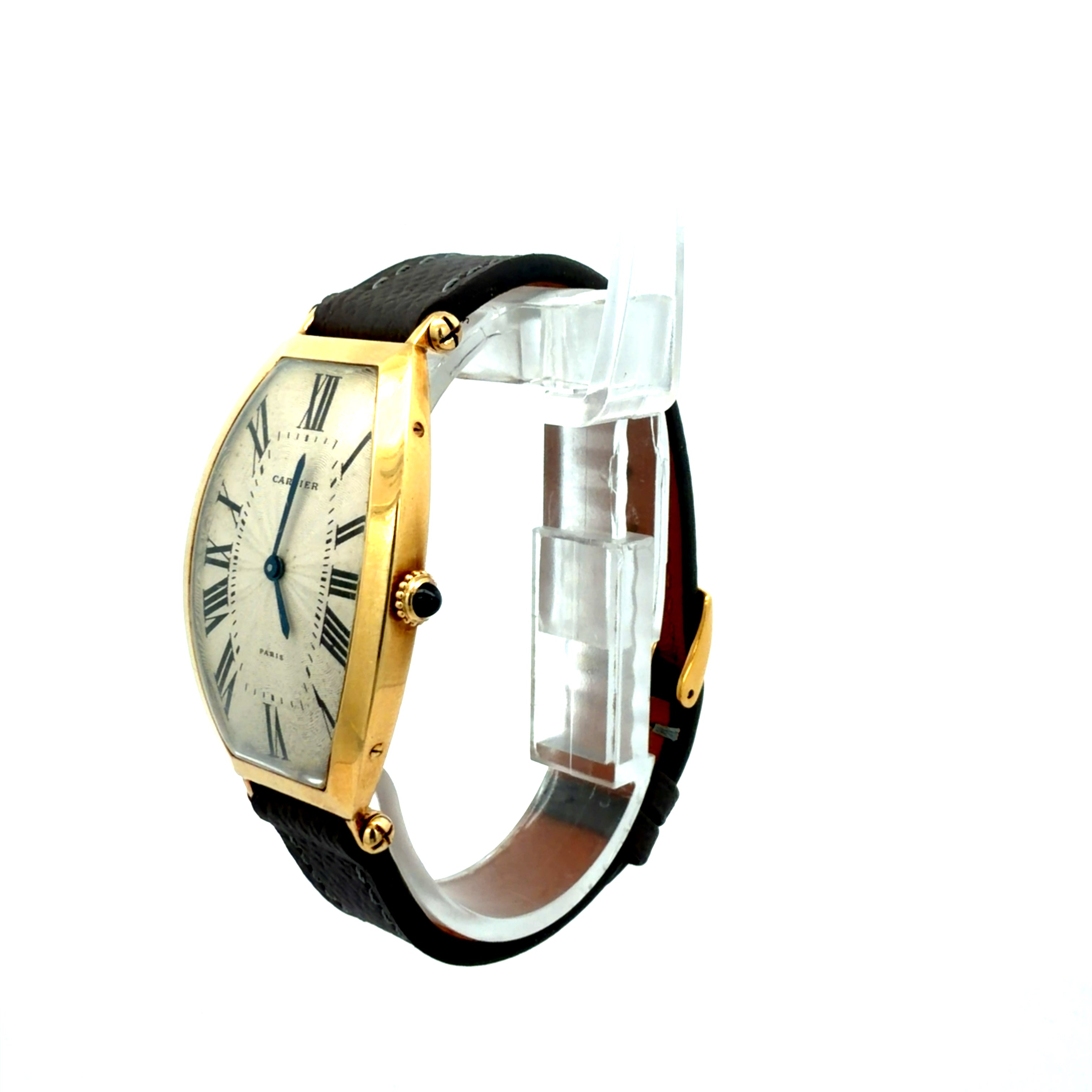 Cartier 18ct Gold Tonneau Jumbo Paris