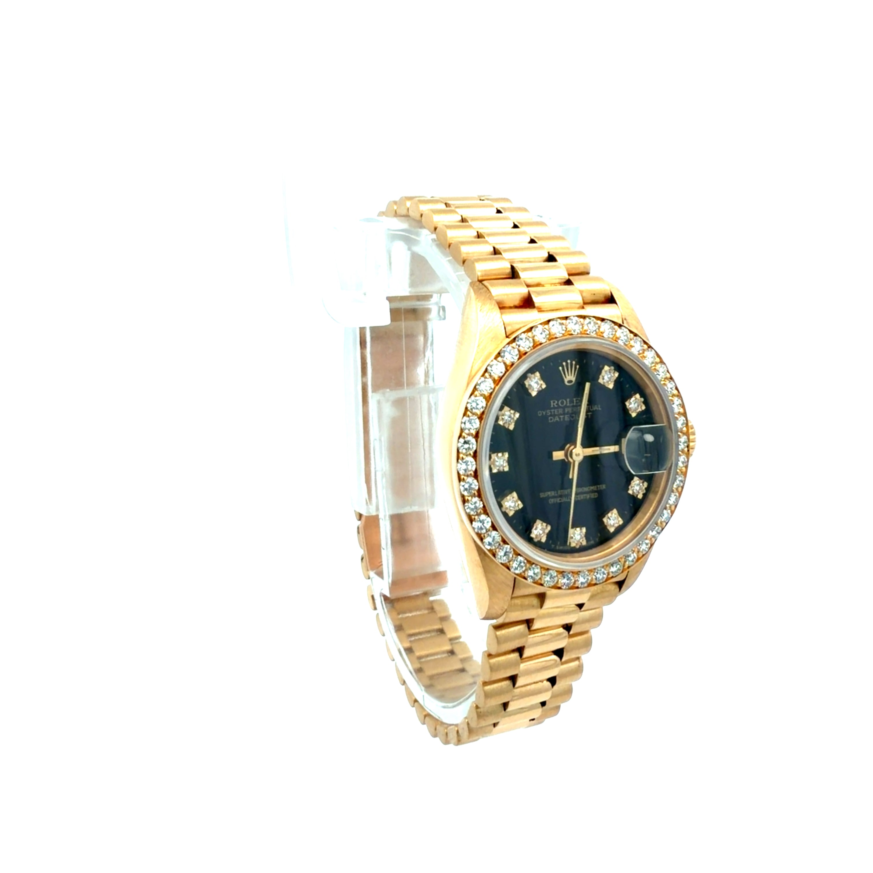 Rolex Lady Datejust reference 69138 Factory Diamond Dial and Bezel