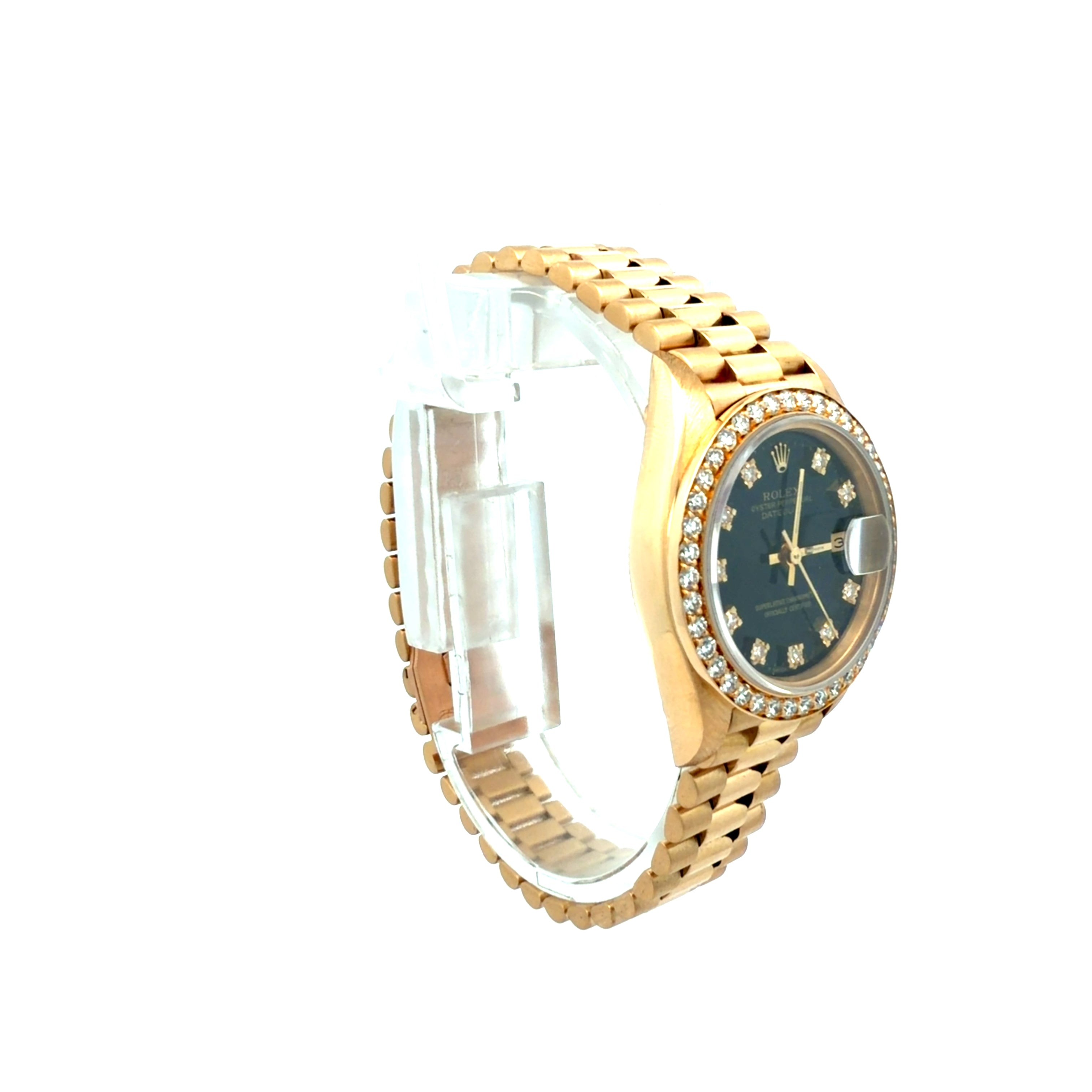 Rolex Lady Datejust reference 69138 Factory Diamond Dial and Bezel