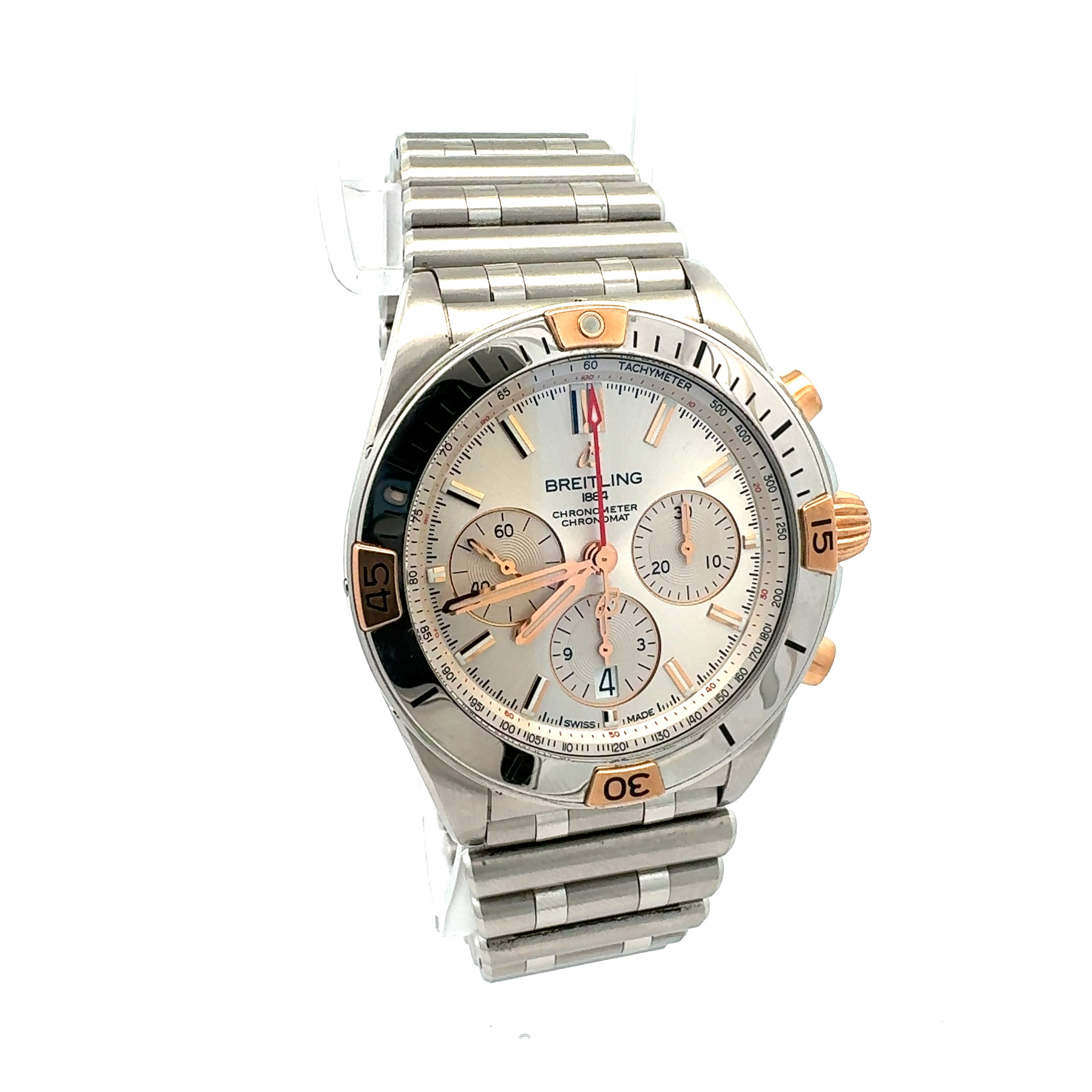 Breitling Steel and Rose Gold Chronomat reference B01 42 IB0134101G1A1