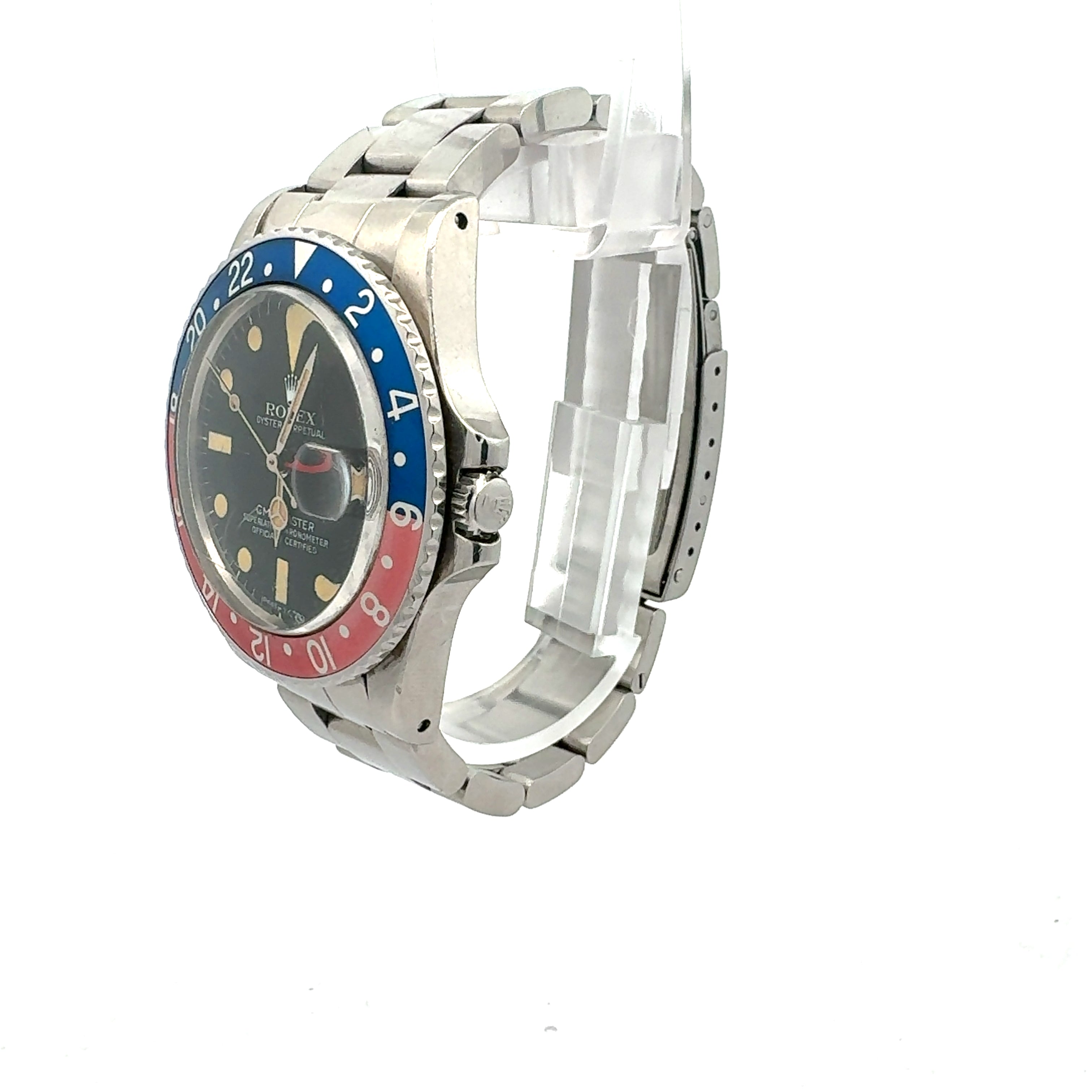 Rolex GMT Master II Pepsi reference 16750 Transitional Model