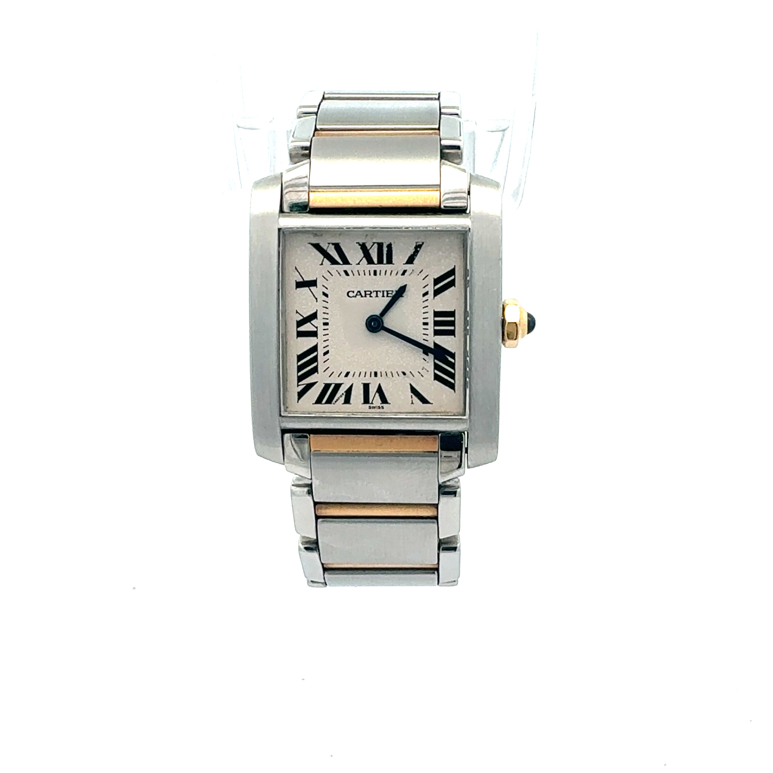 Cartier Steel and Yellow Gold Tank Francaise reference 2301