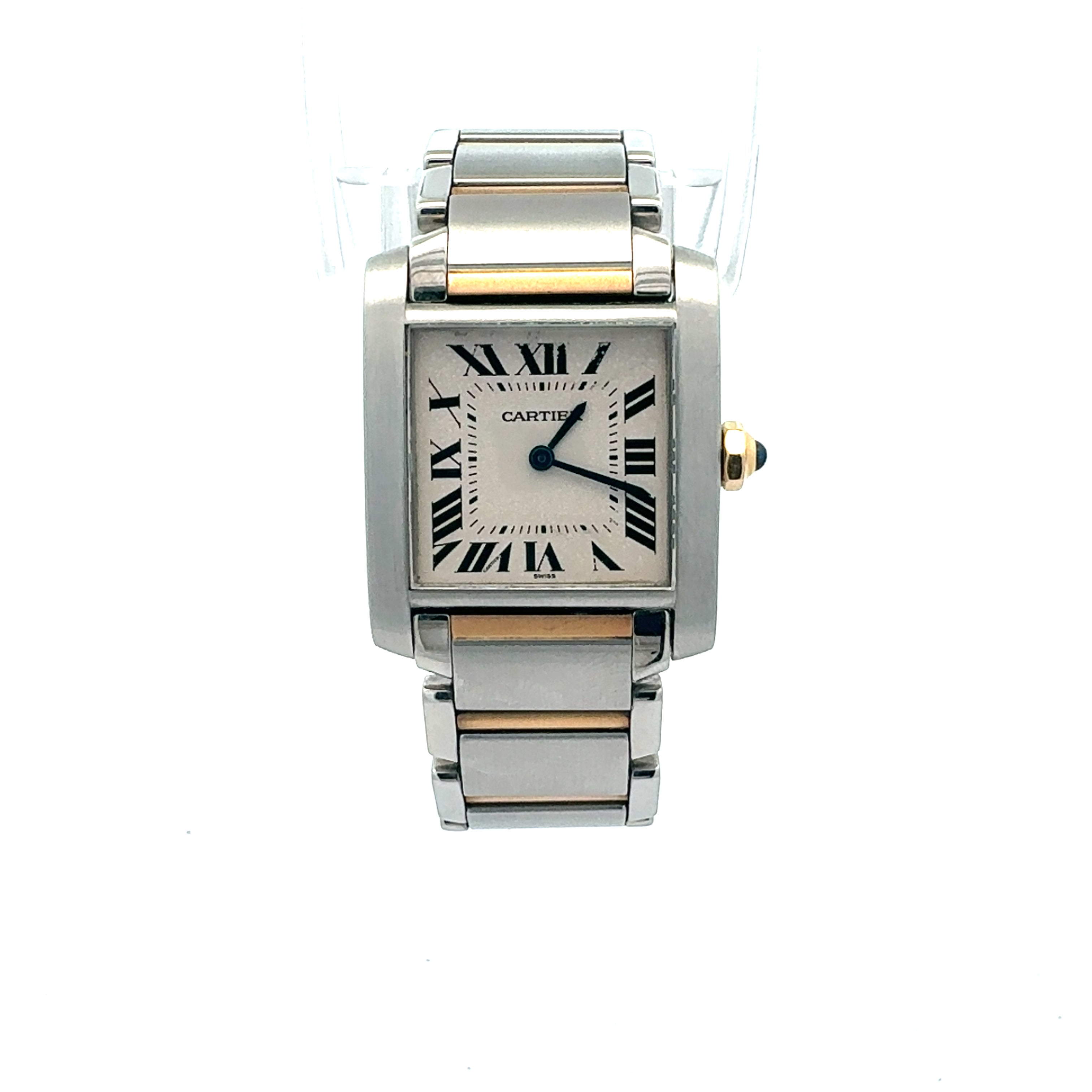 Cartier Steel and Yellow Gold Tank Francaise reference 2301