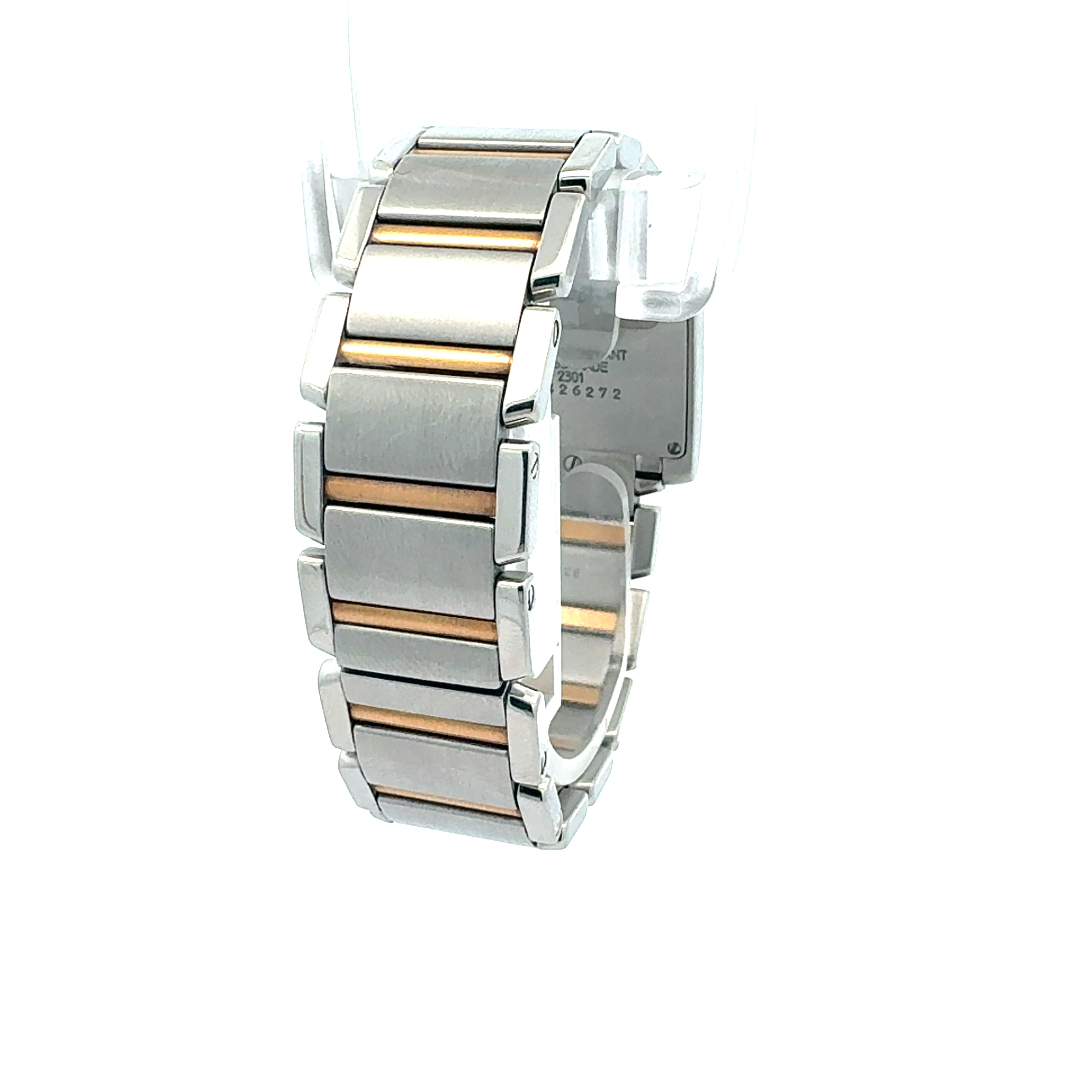 Cartier Steel and Yellow Gold Tank Francaise reference 2301