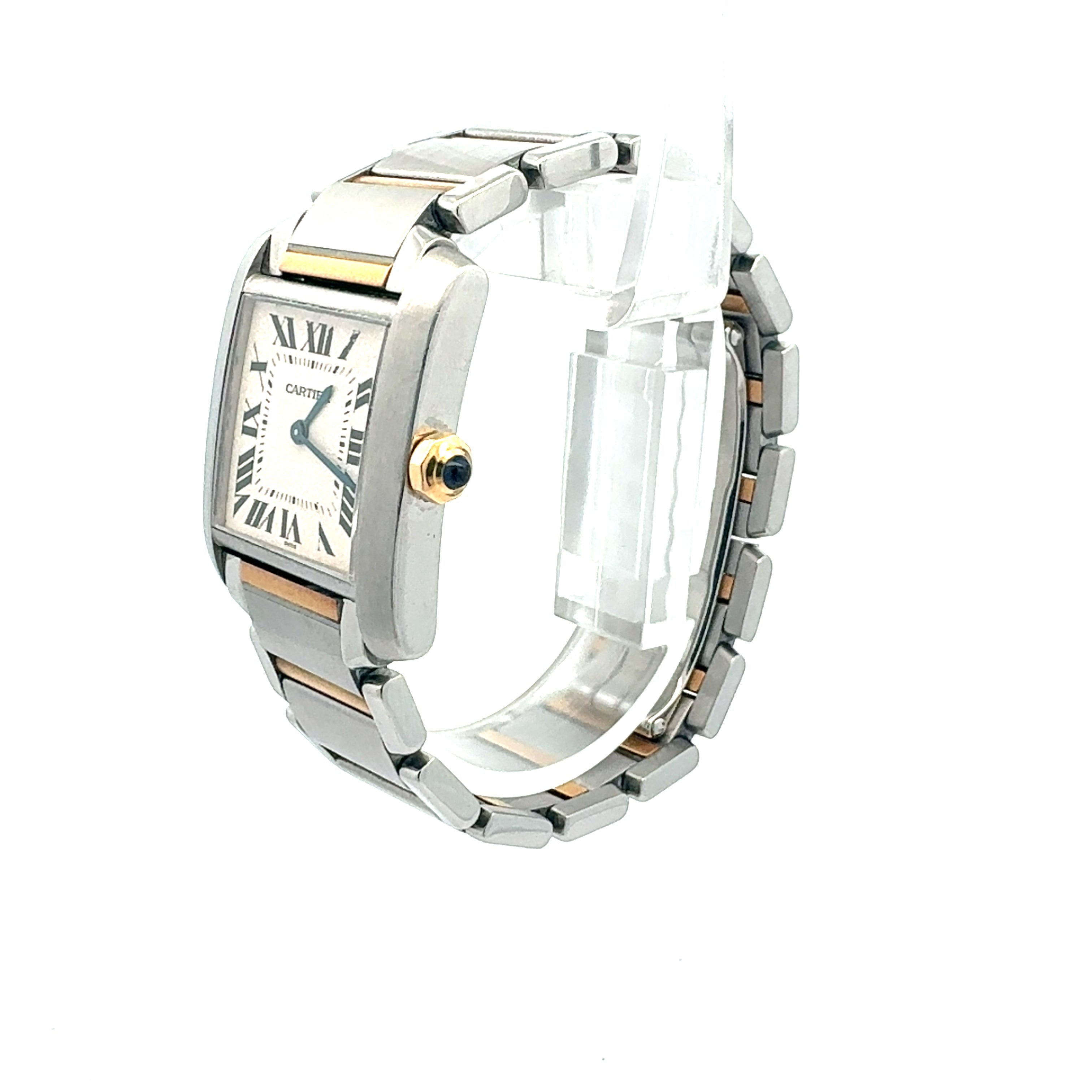 Cartier Steel and Yellow Gold Tank Francaise reference 2301