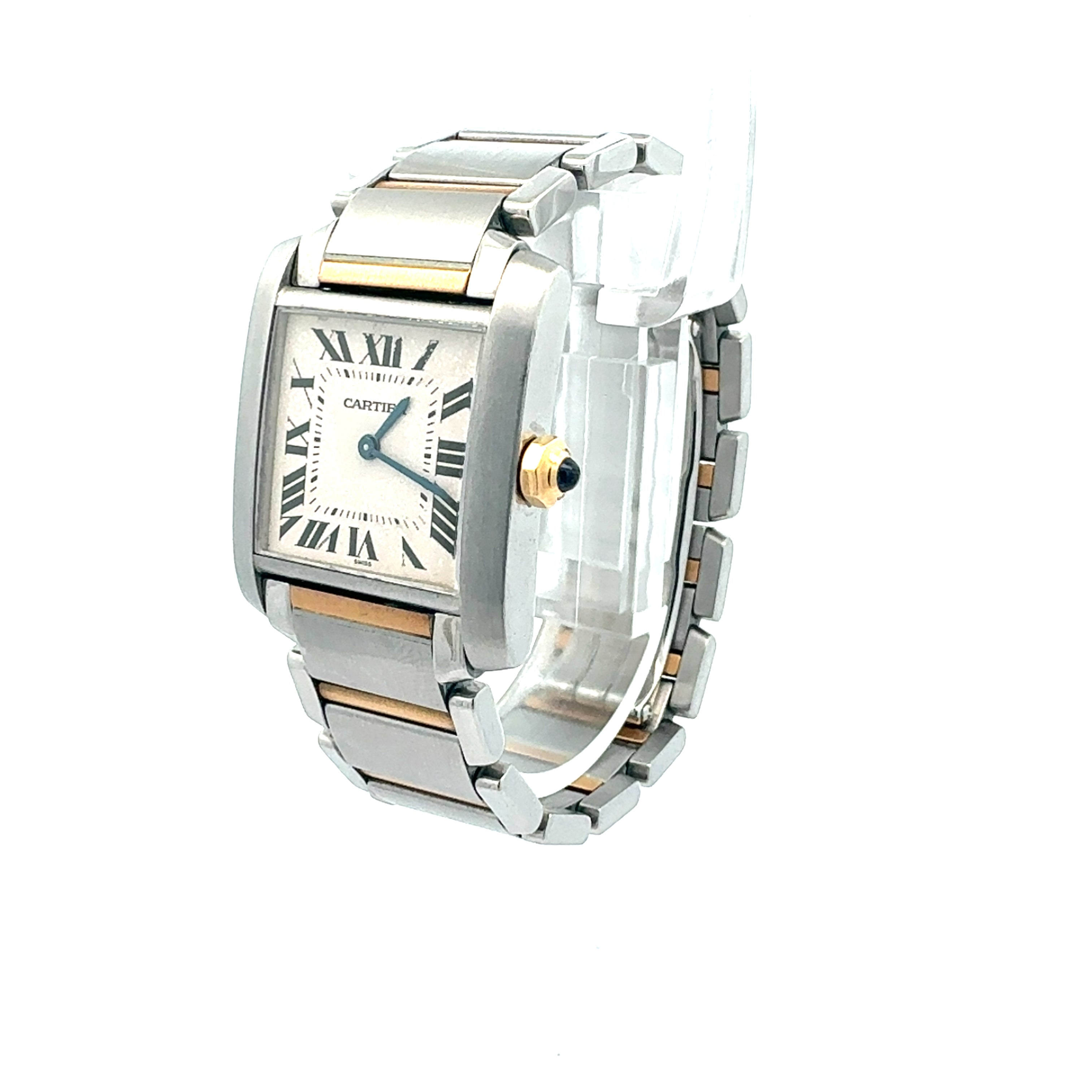 Cartier Steel and Yellow Gold Tank Francaise reference 2301