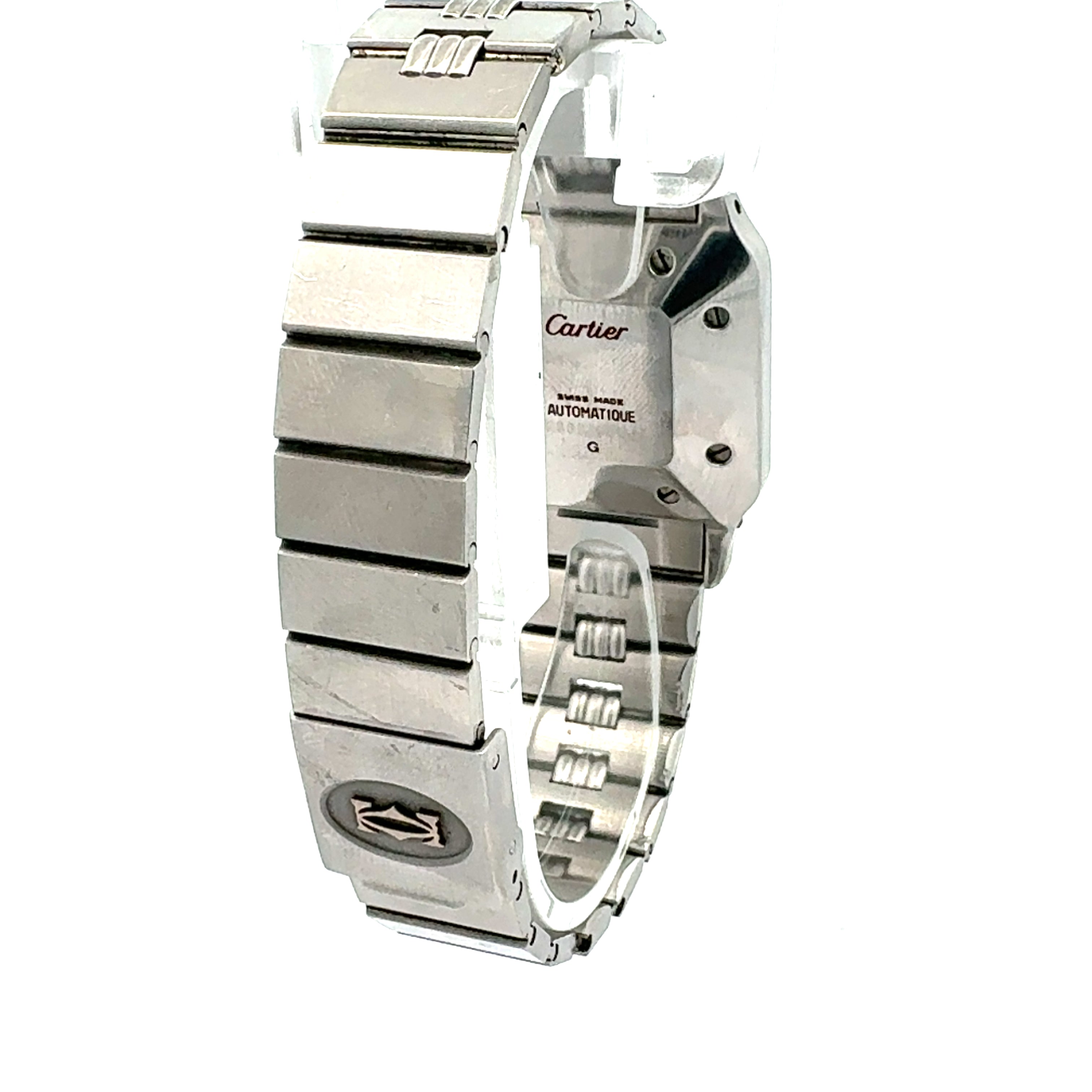 Cartier Sanots Carree reference 2960 With Godron Bracelet