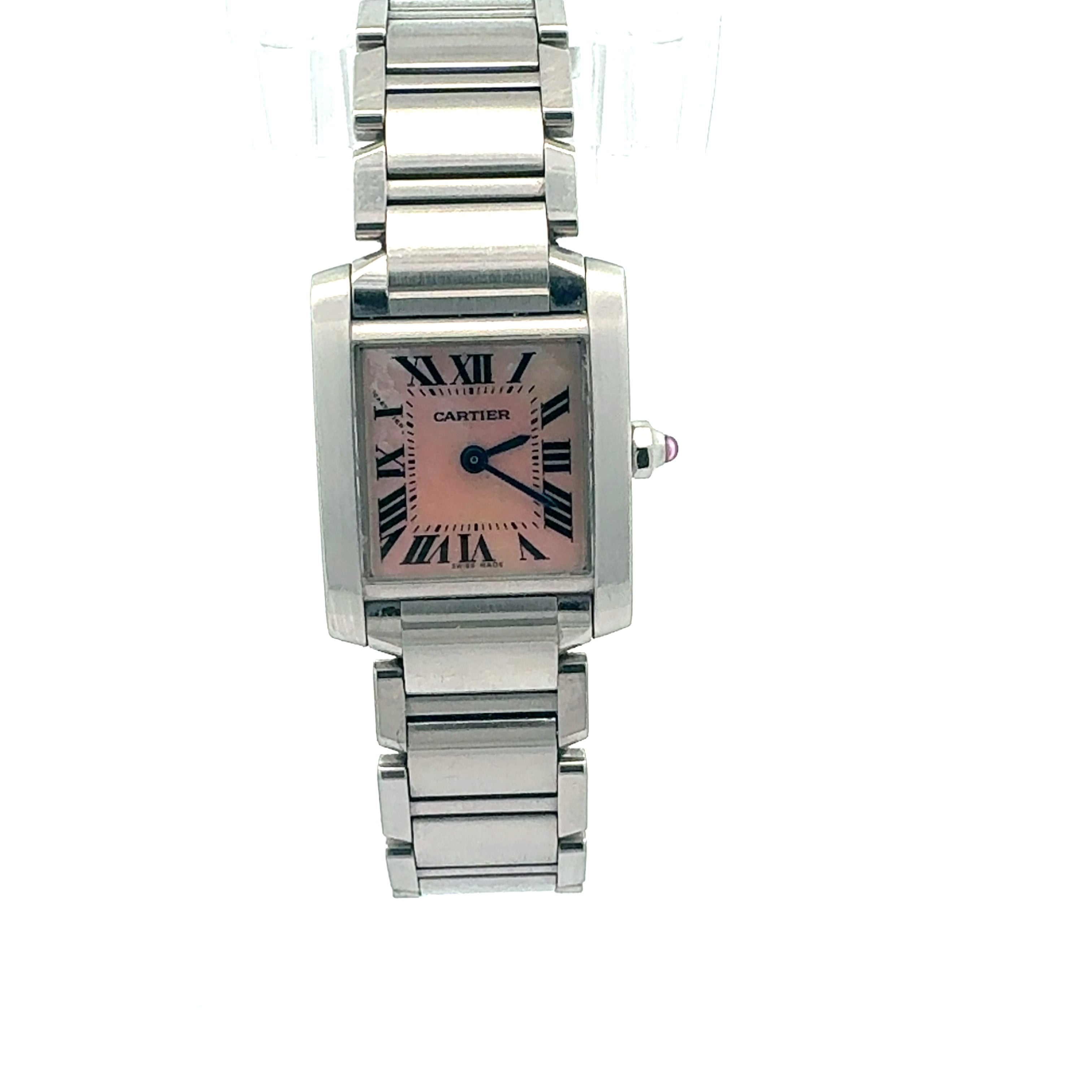 `Cartier Tank Francaise reference W51008Q3/2384 Factory Mother of Pearl