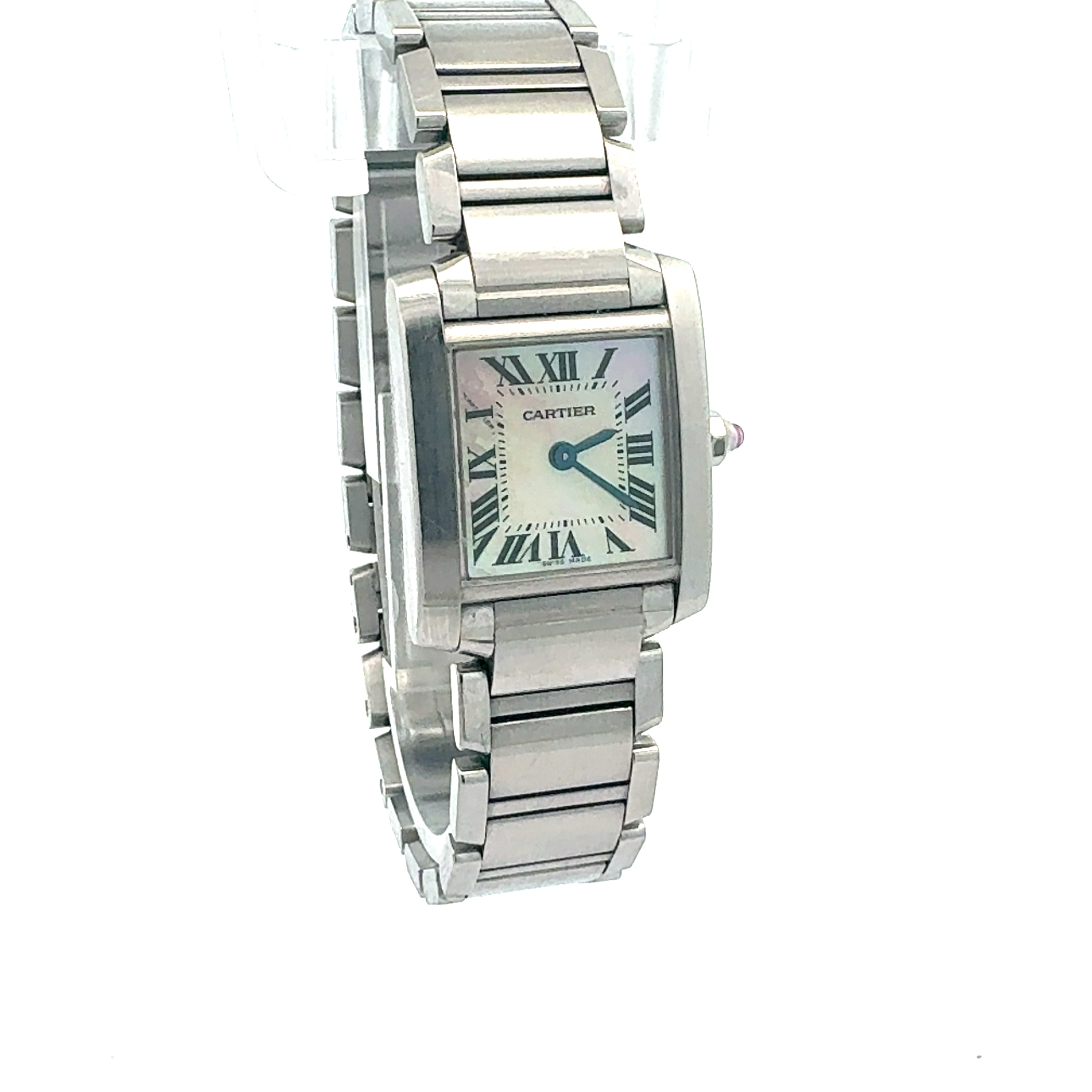 `Cartier Tank Francaise reference W51008Q3/2384 Factory Mother of Pearl