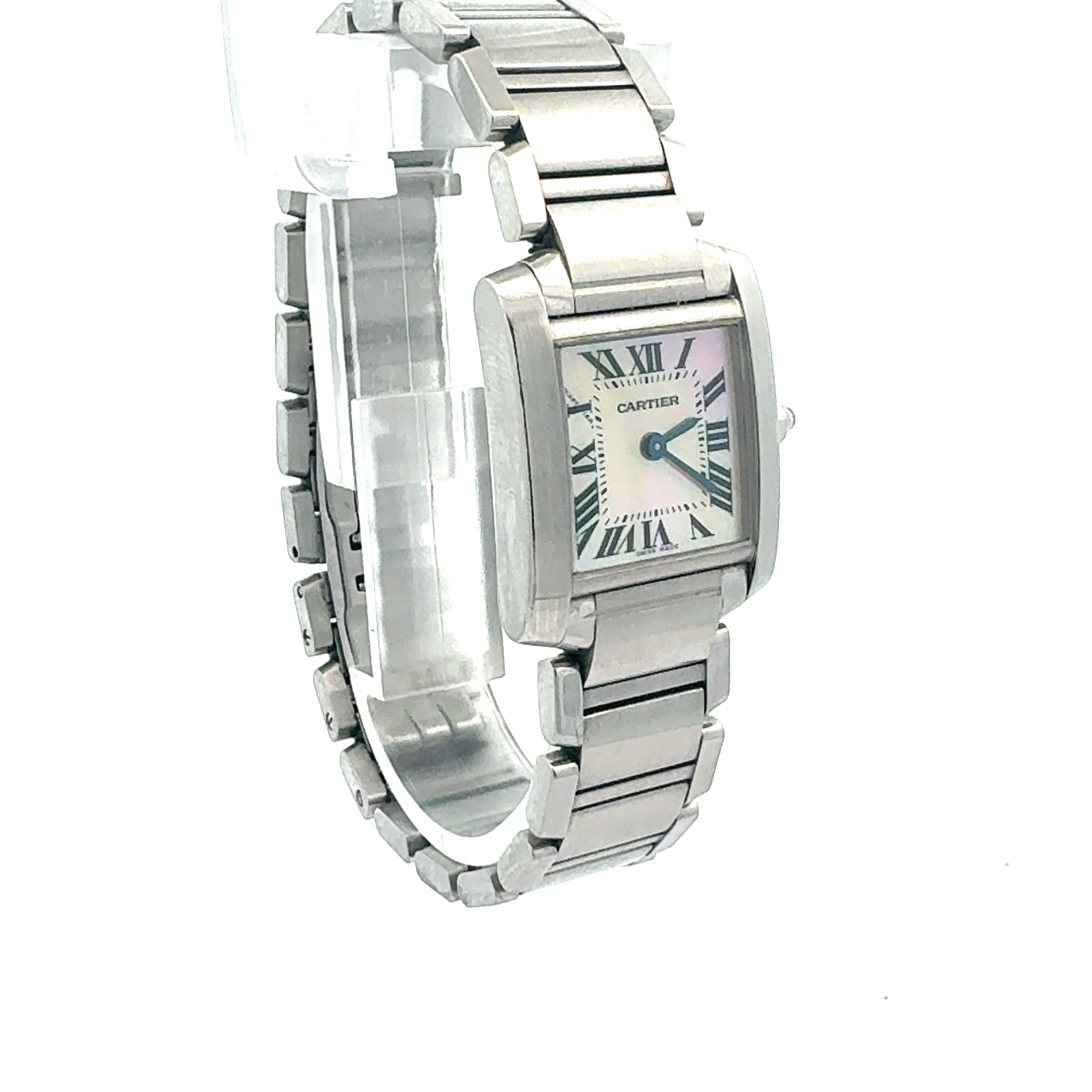 `Cartier Tank Francaise reference W51008Q3/2384 Factory Mother of Pearl