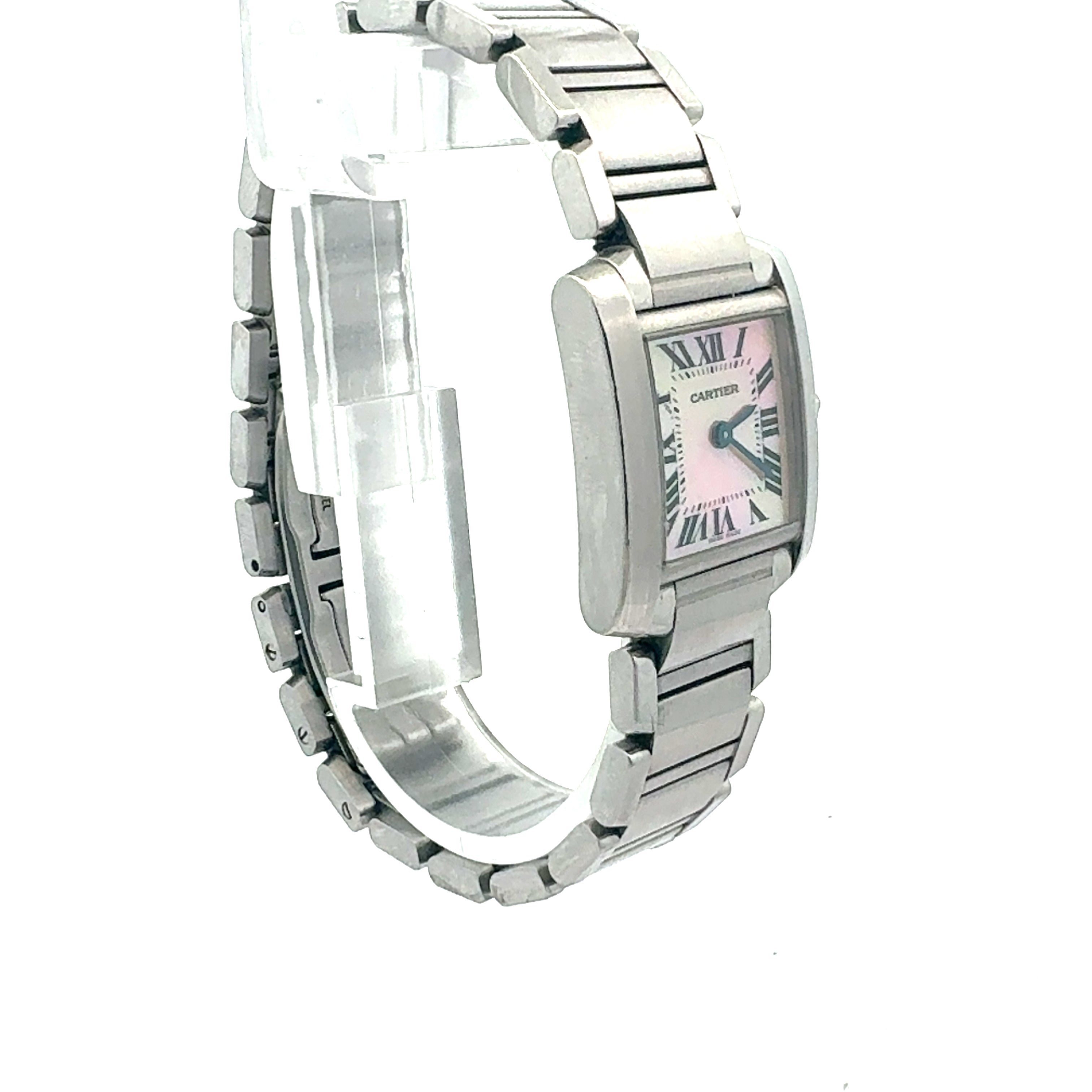 `Cartier Tank Francaise reference W51008Q3/2384 Factory Mother of Pearl