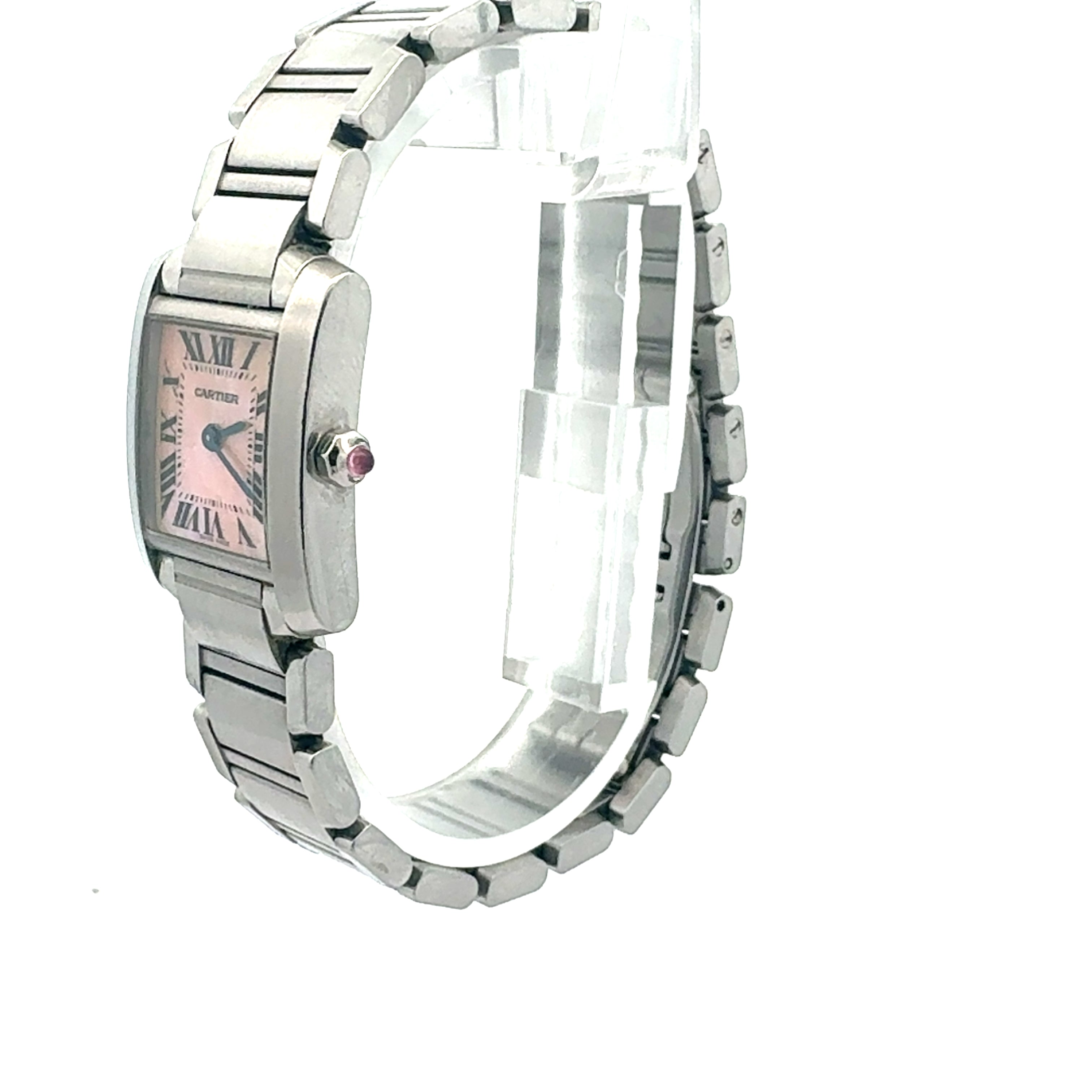 `Cartier Tank Francaise reference W51008Q3/2384 Factory Mother of Pearl