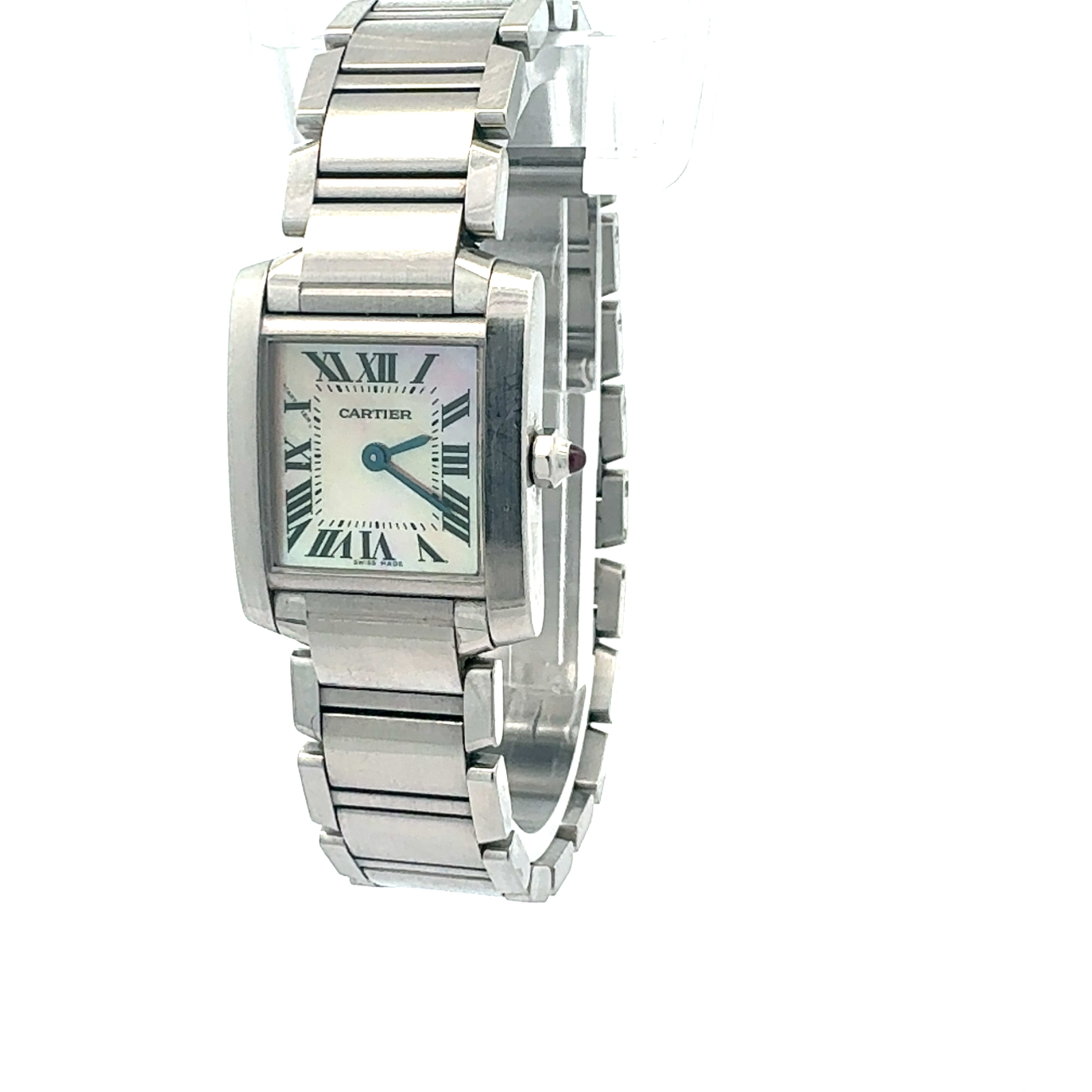 `Cartier Tank Francaise reference W51008Q3/2384 Factory Mother of Pearl