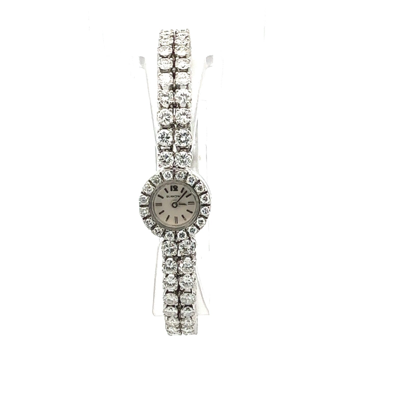 Blancpain 18ct White Gold 12ct Diamond Cocktail Watch