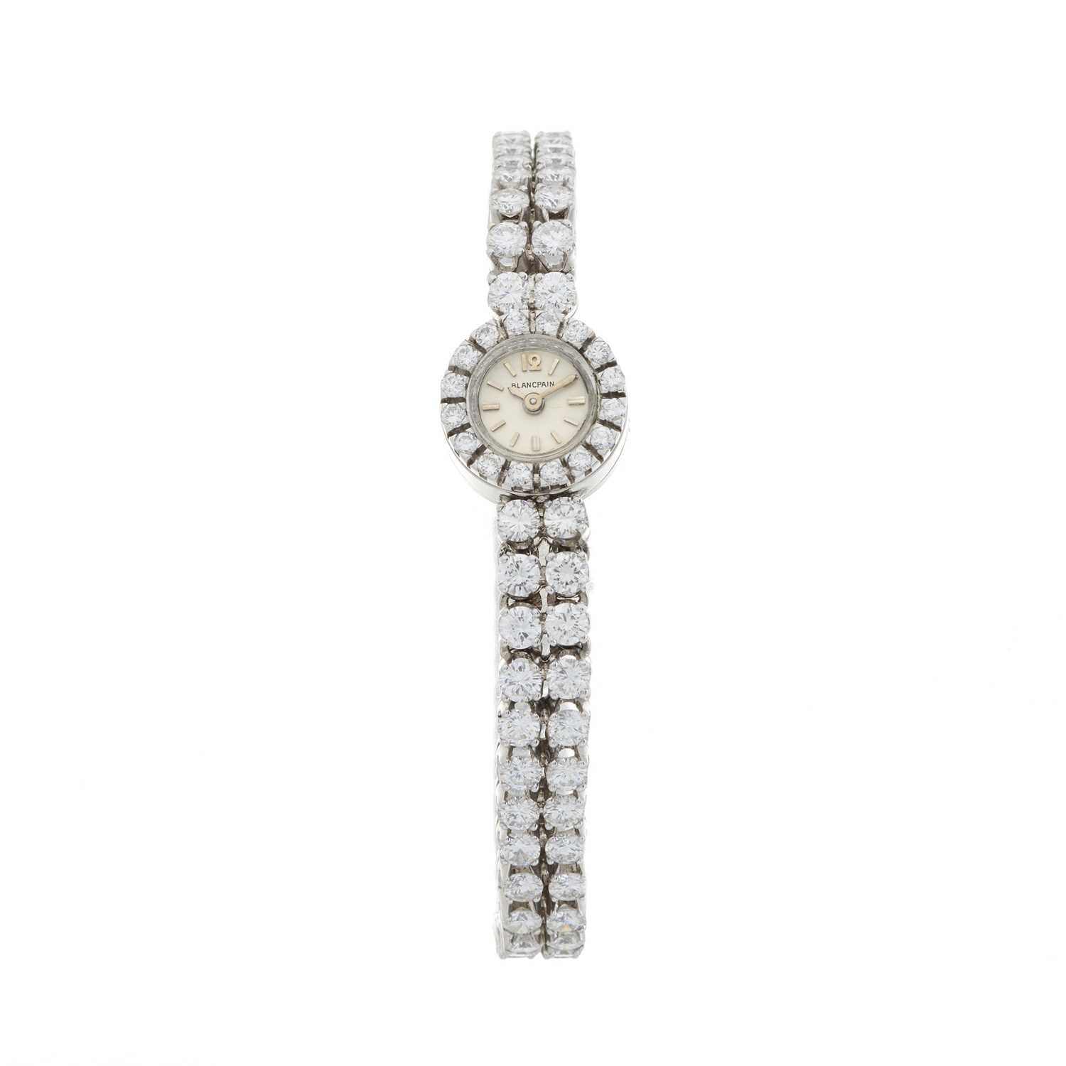 Blancpain 18ct White Gold 12ct Diamond Cocktail Watch